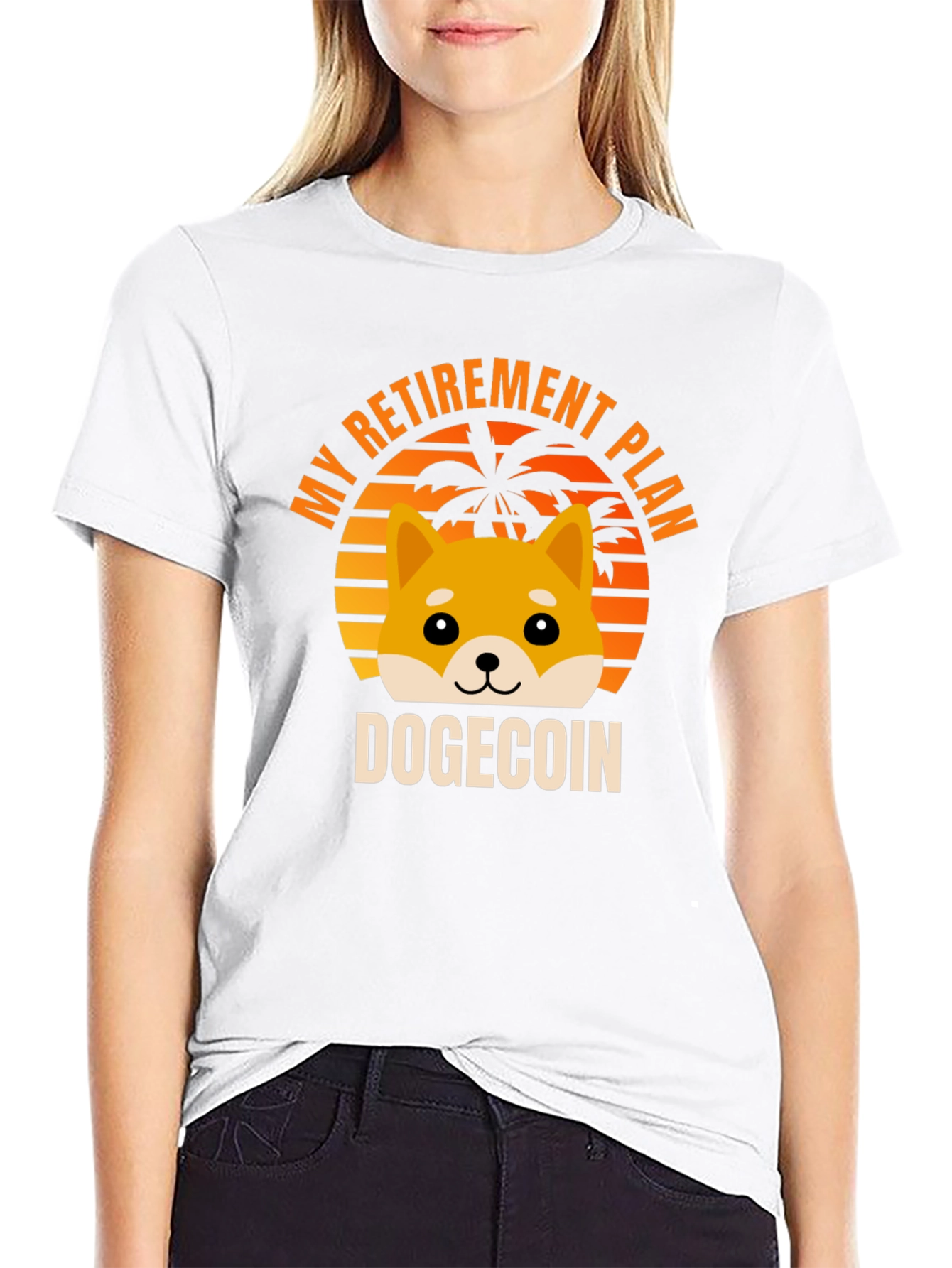 DogeCoin Retirement Plan T-Shirt - Crypto Meme