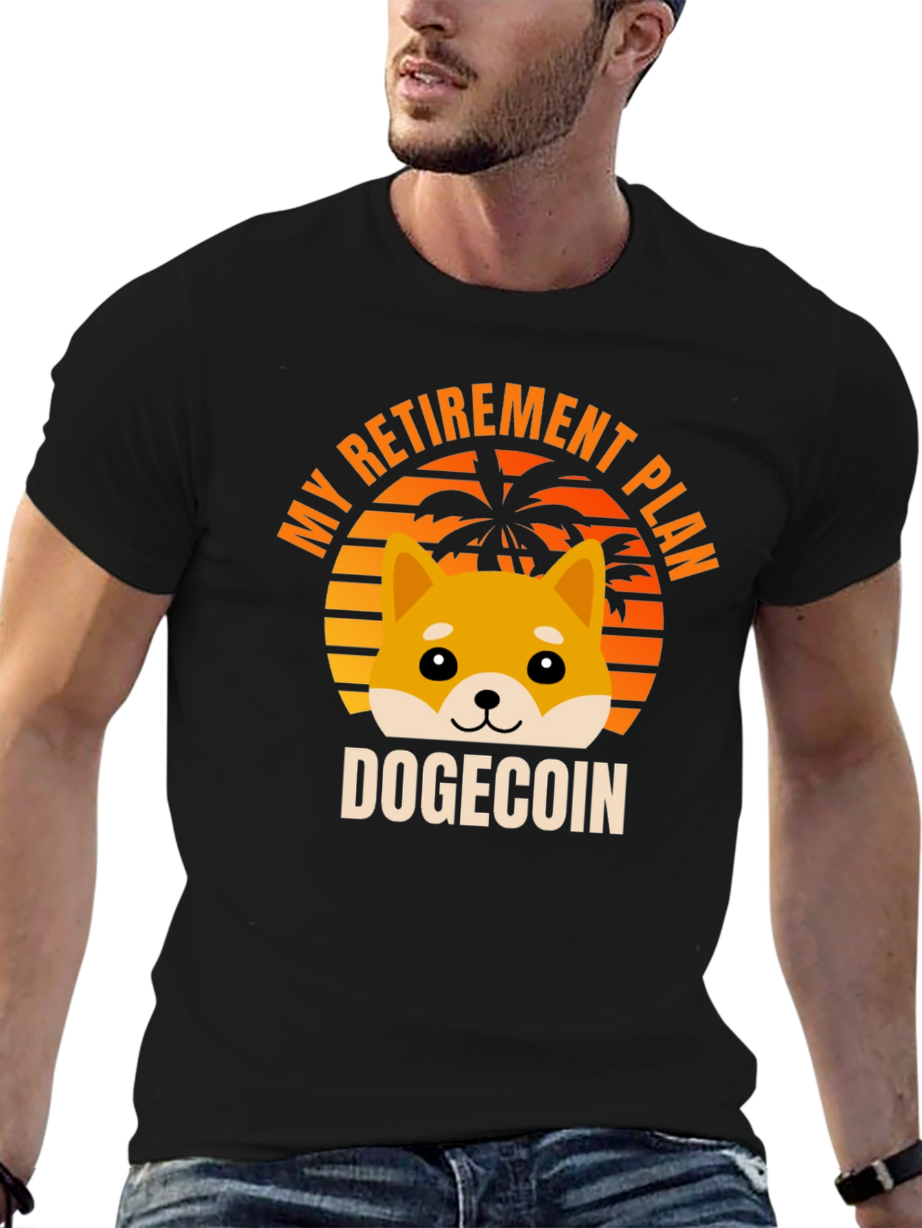 DogeCoin Retirement Plan T-Shirt - Crypto Meme