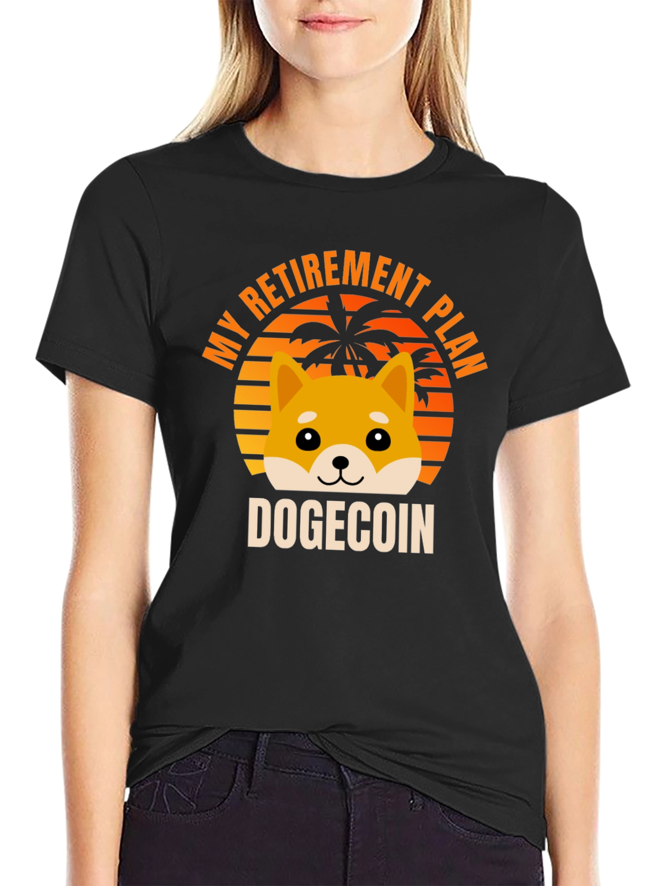DogeCoin Retirement Plan T-Shirt - Crypto Meme