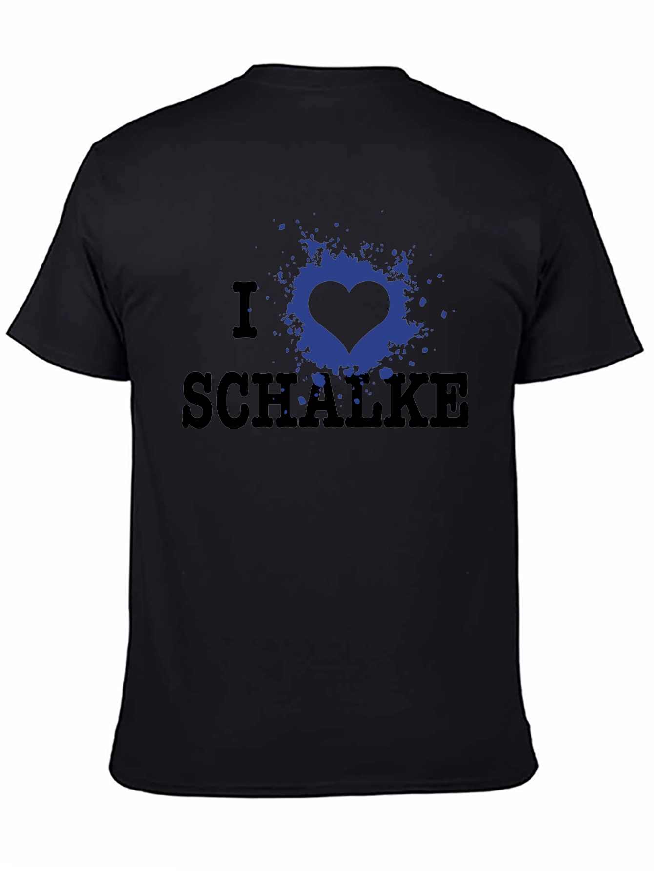 I Heart Schalke Black T-Shirt - Fan Apparel