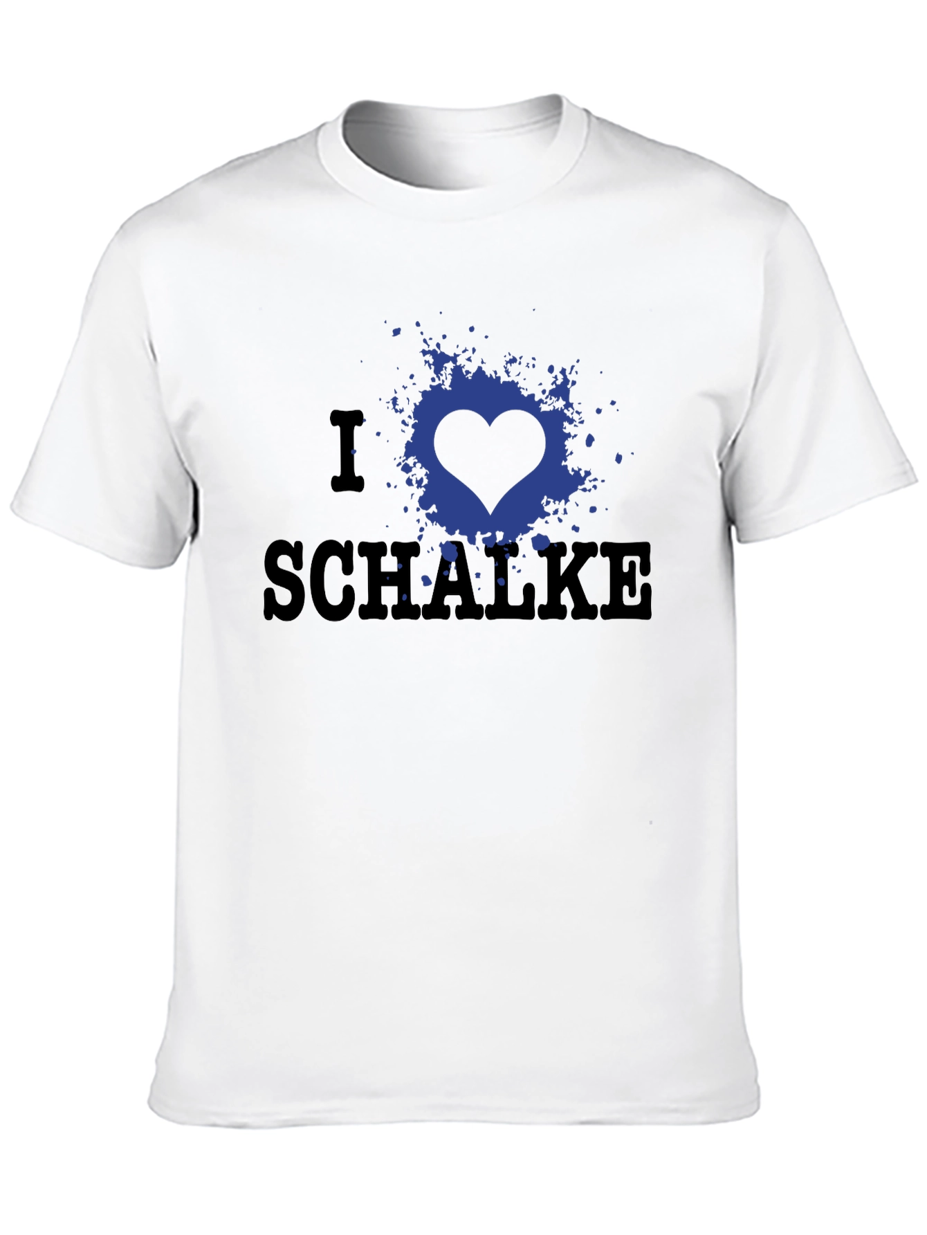 I Heart Schalke Black T-Shirt - Fan Apparel