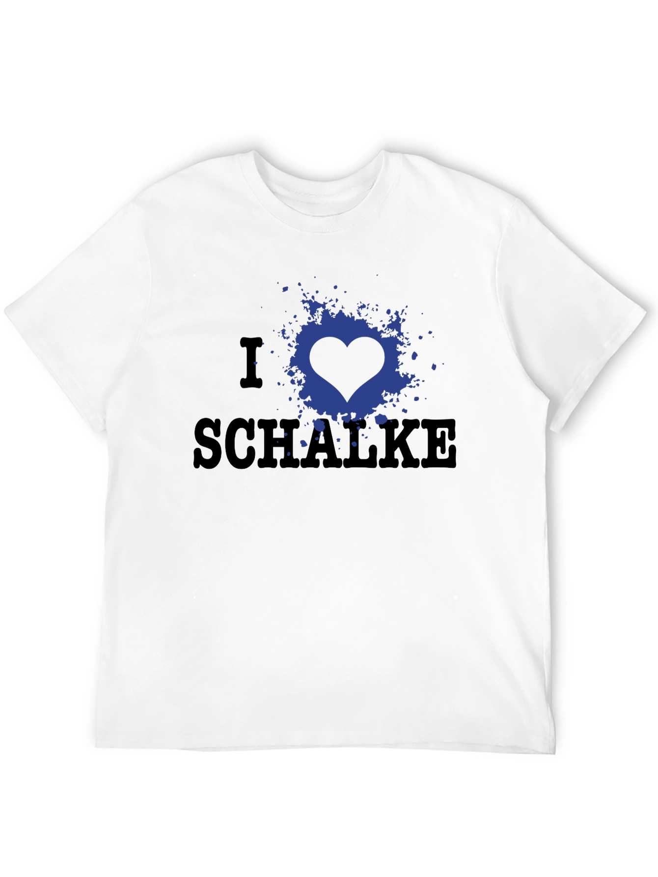 I Heart Schalke Black T-Shirt - Fan Apparel