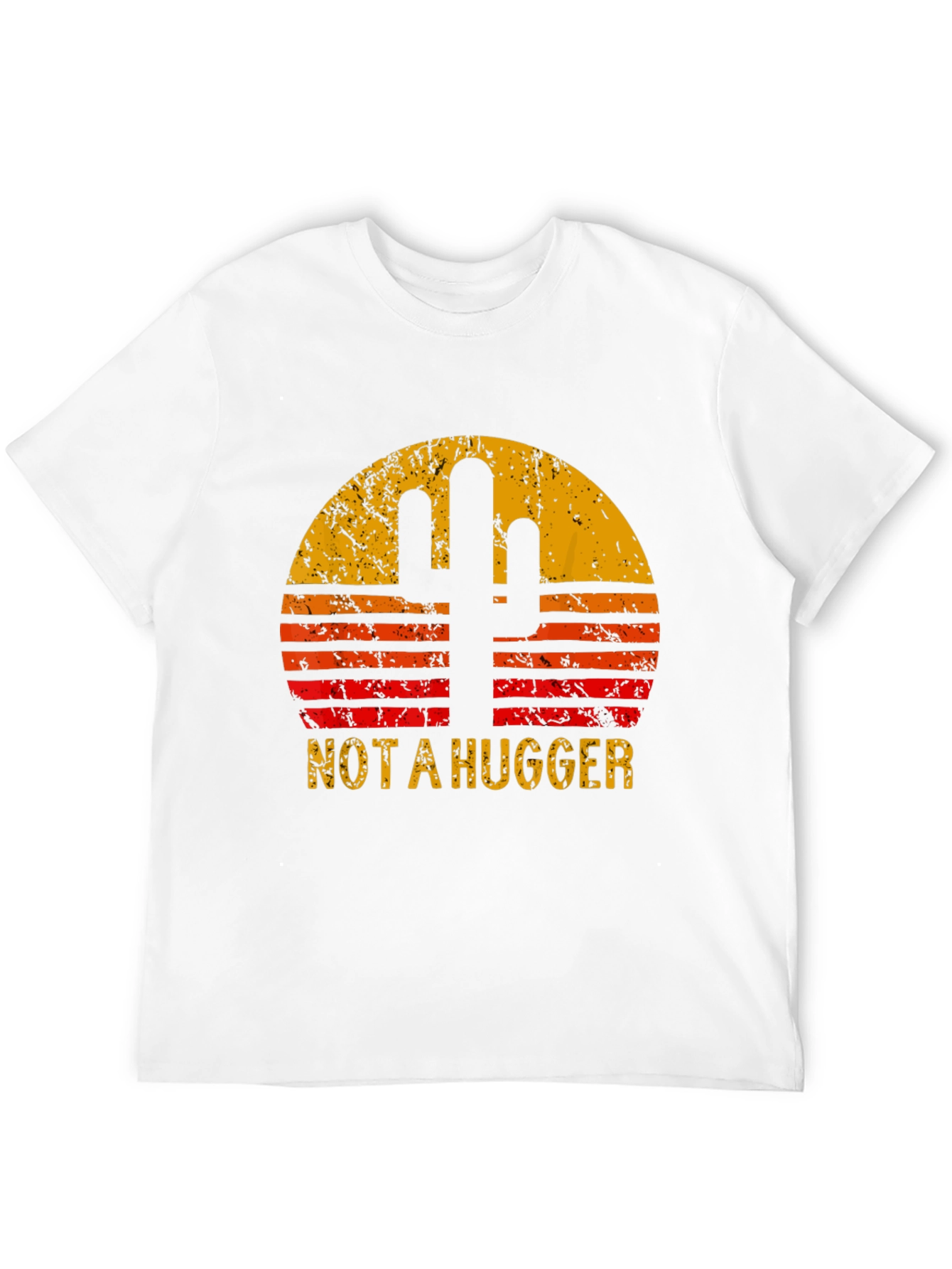 Not a Hugger Cactus Graphic T-Shirt