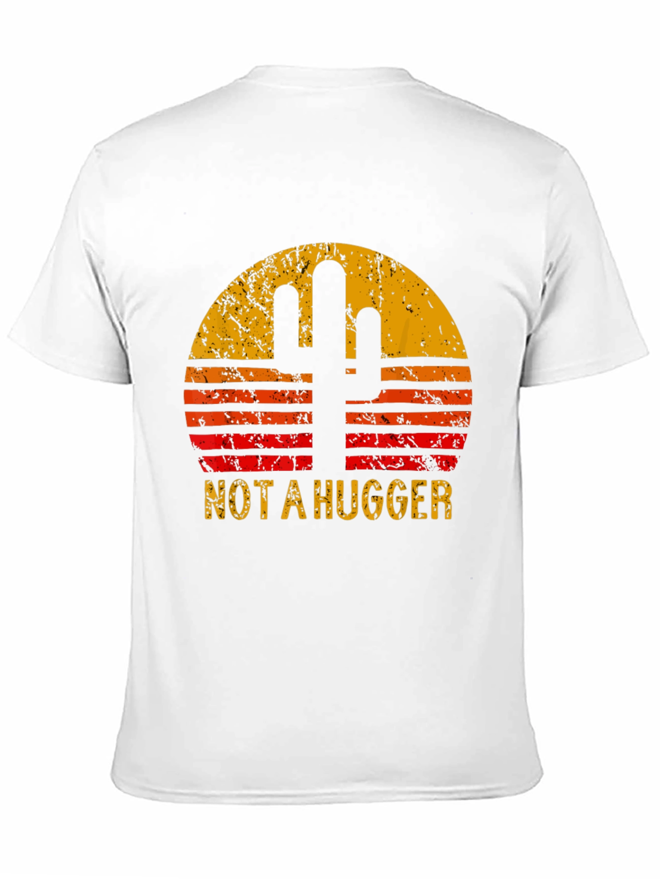 Not a Hugger Cactus Graphic T-Shirt