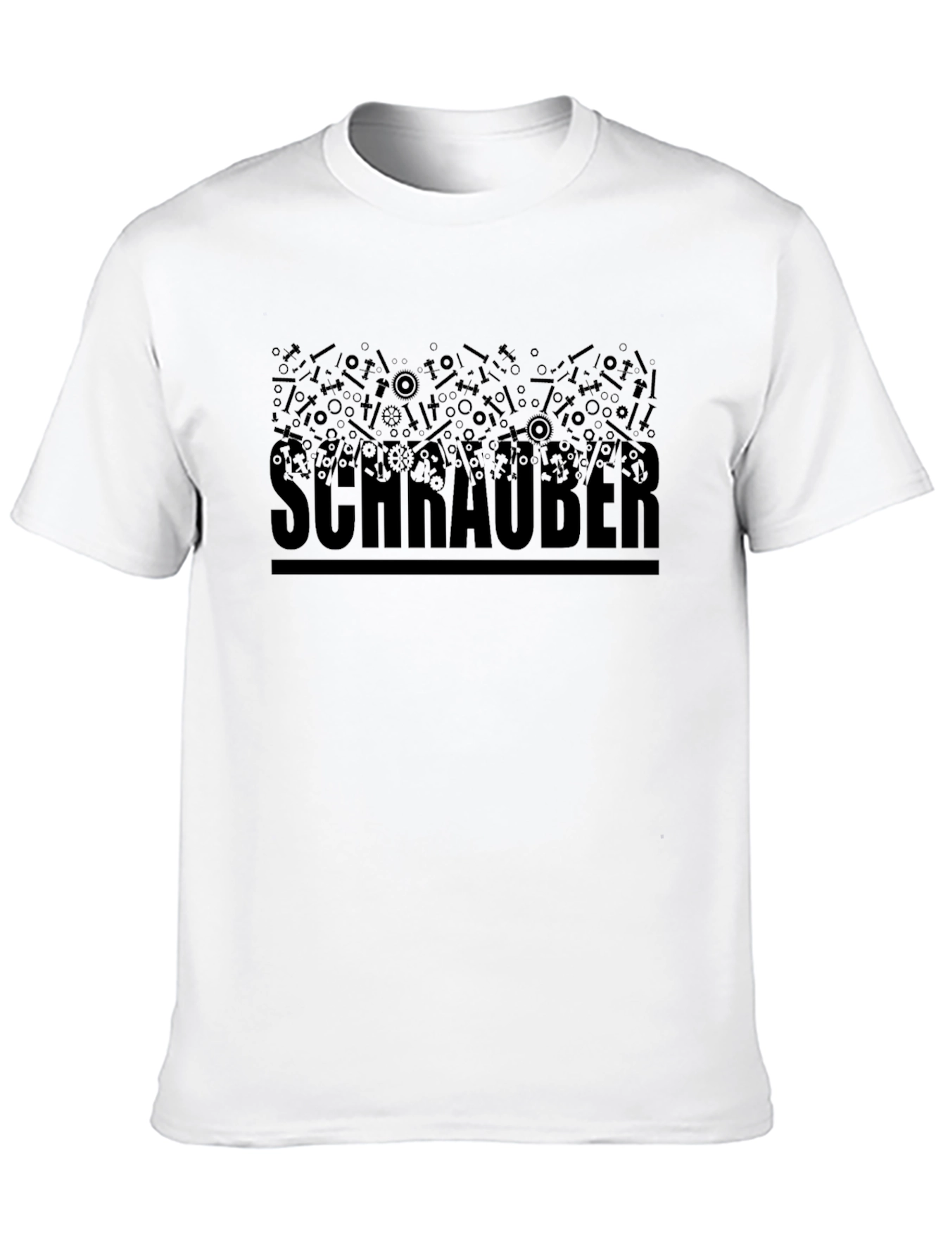 Schrauber Mechanic Tool Shirt - Black Graphic Tee