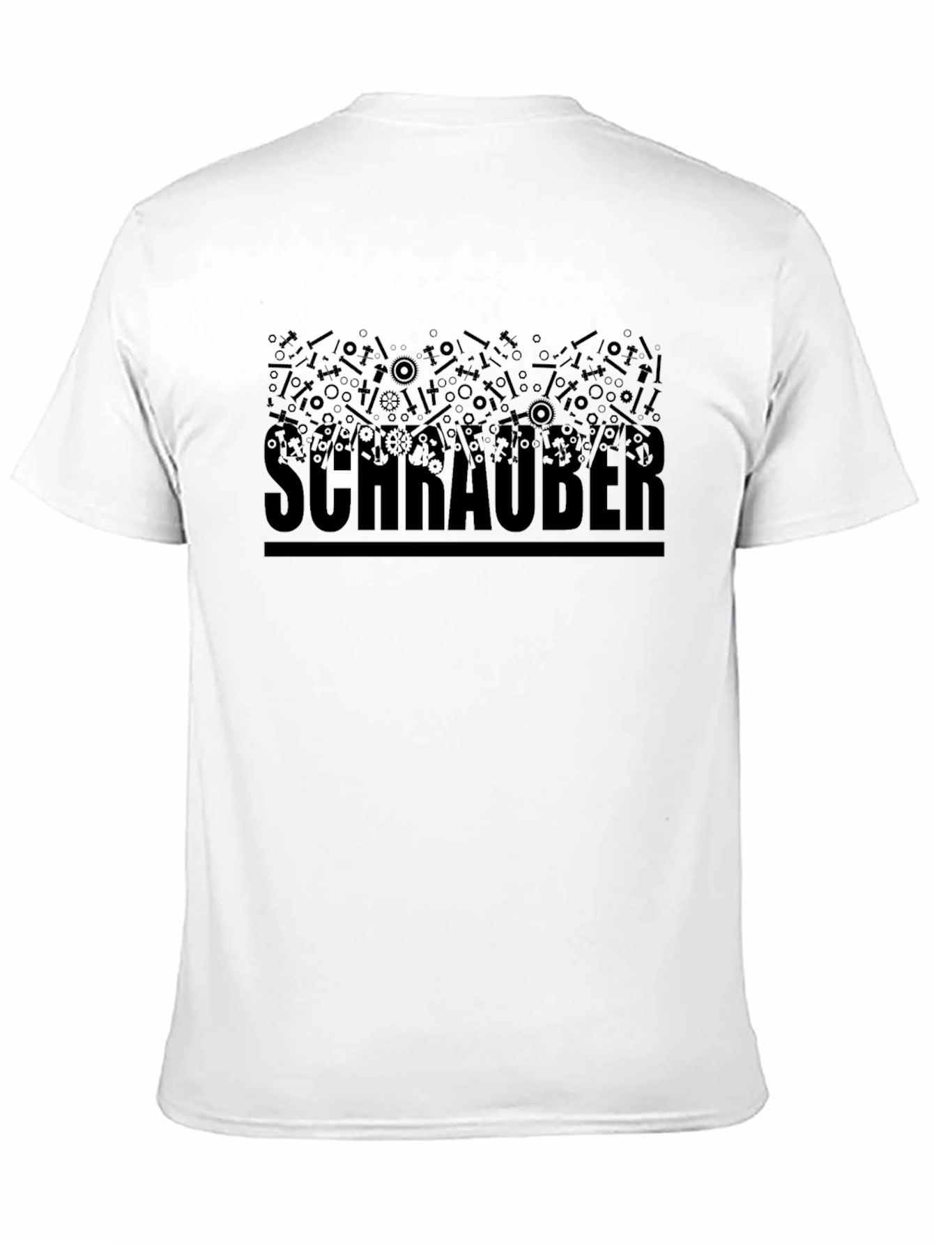 Schrauber Mechanic Tool Shirt - Black Graphic Tee