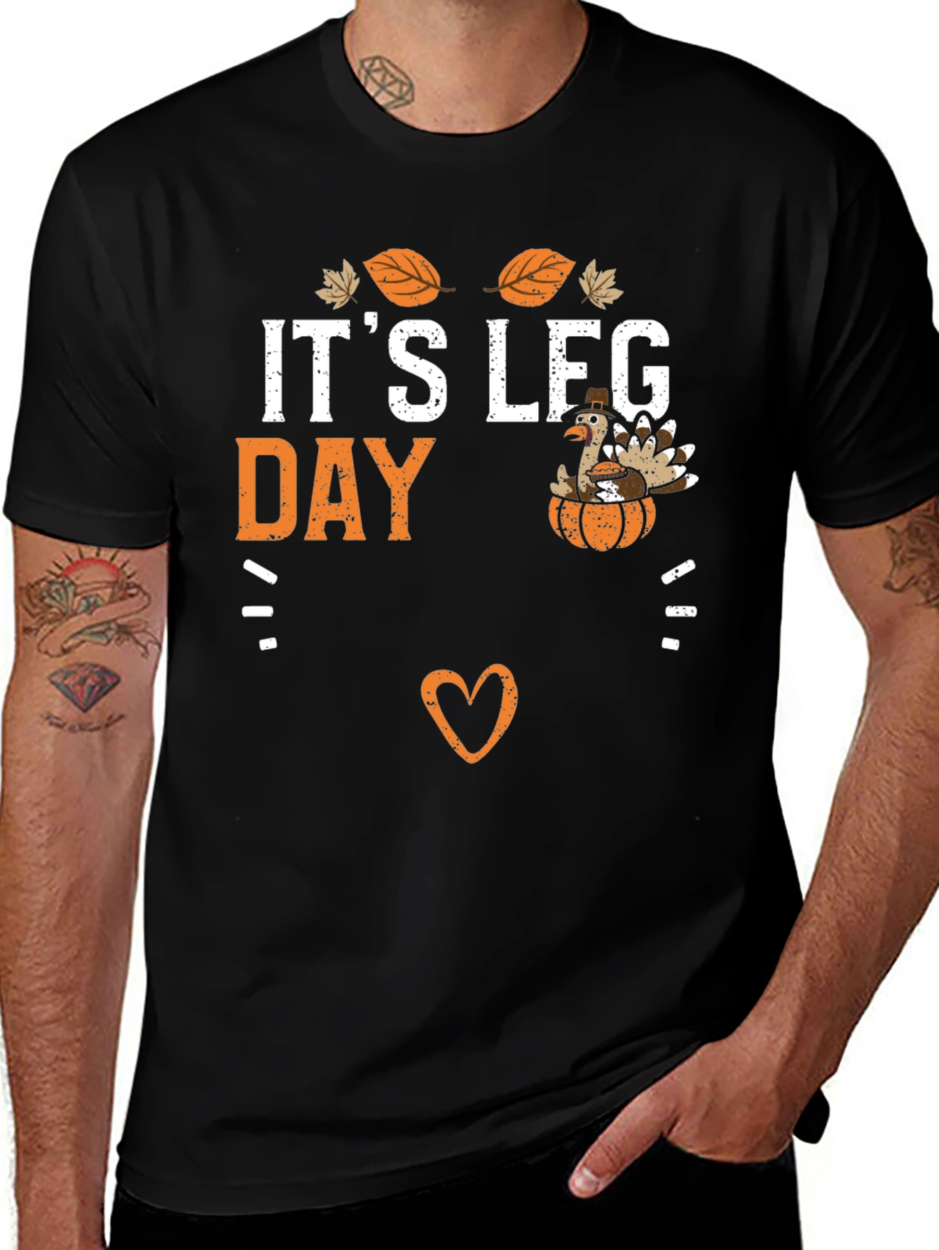 Its Leg Day Thanksgiving Turkey T-Shirt
