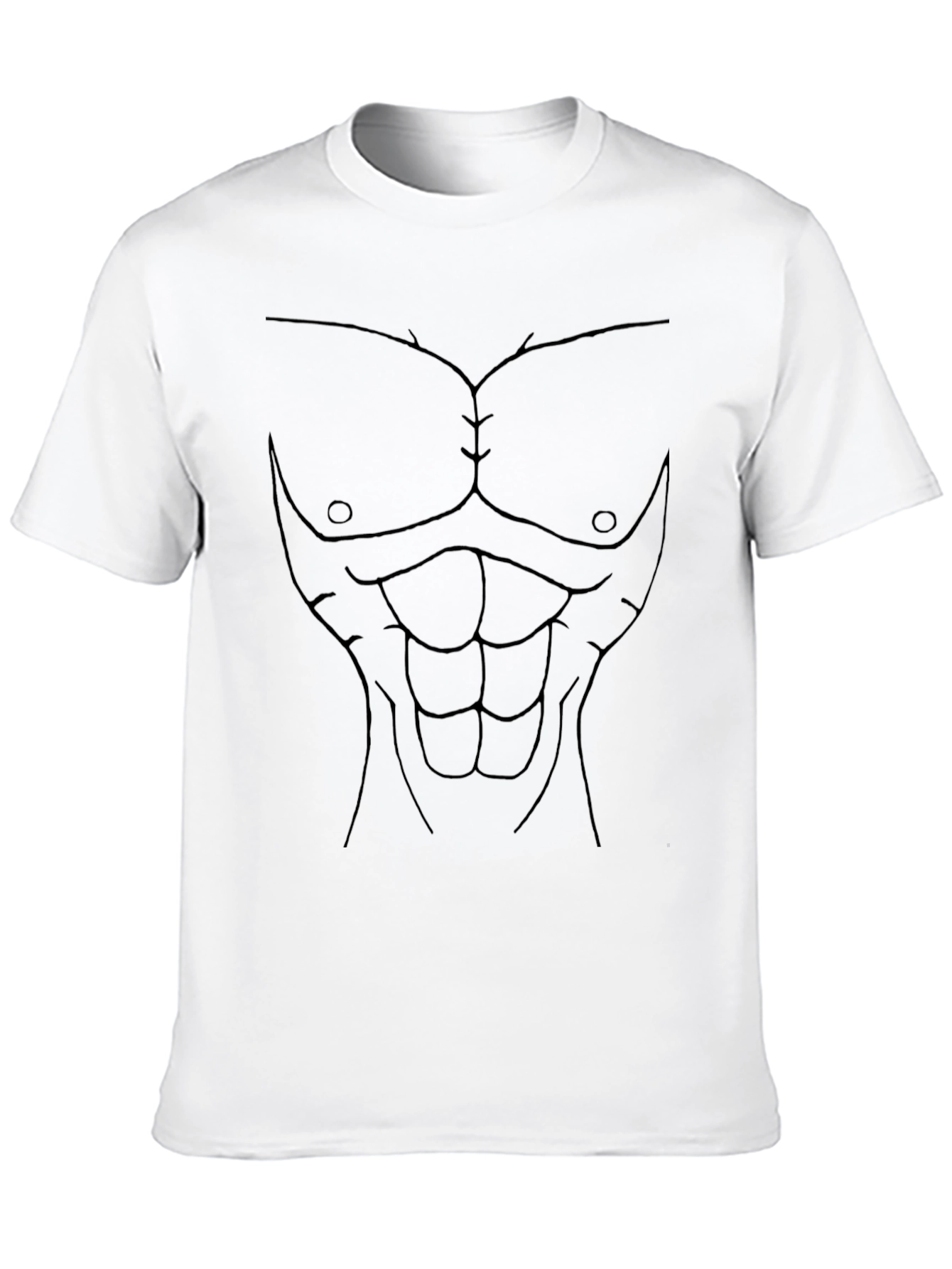 Funny Abs T-Shirt - Get Shredded Without the Gym!