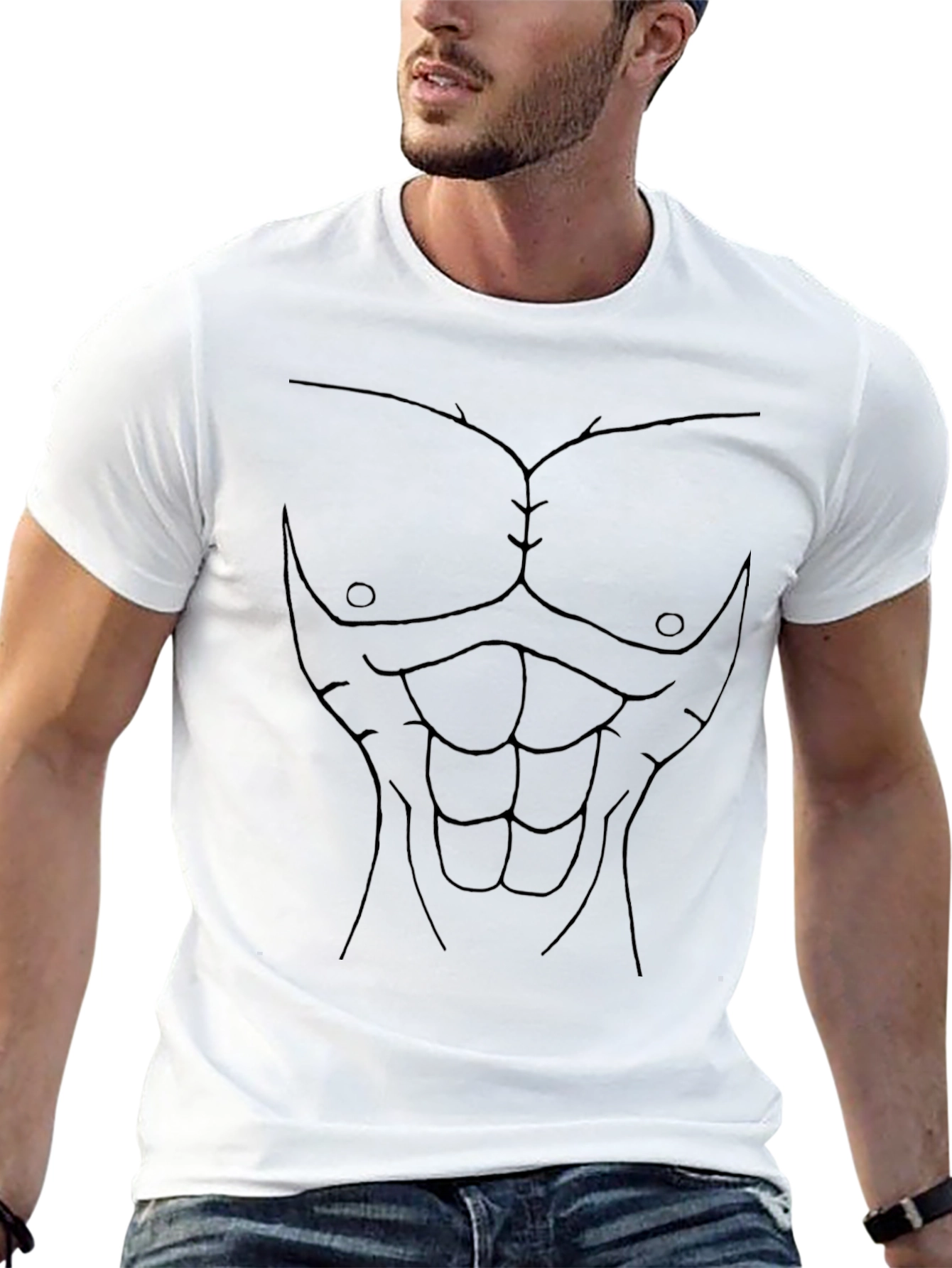 Funny Abs T-Shirt - Get Shredded Without the Gym!