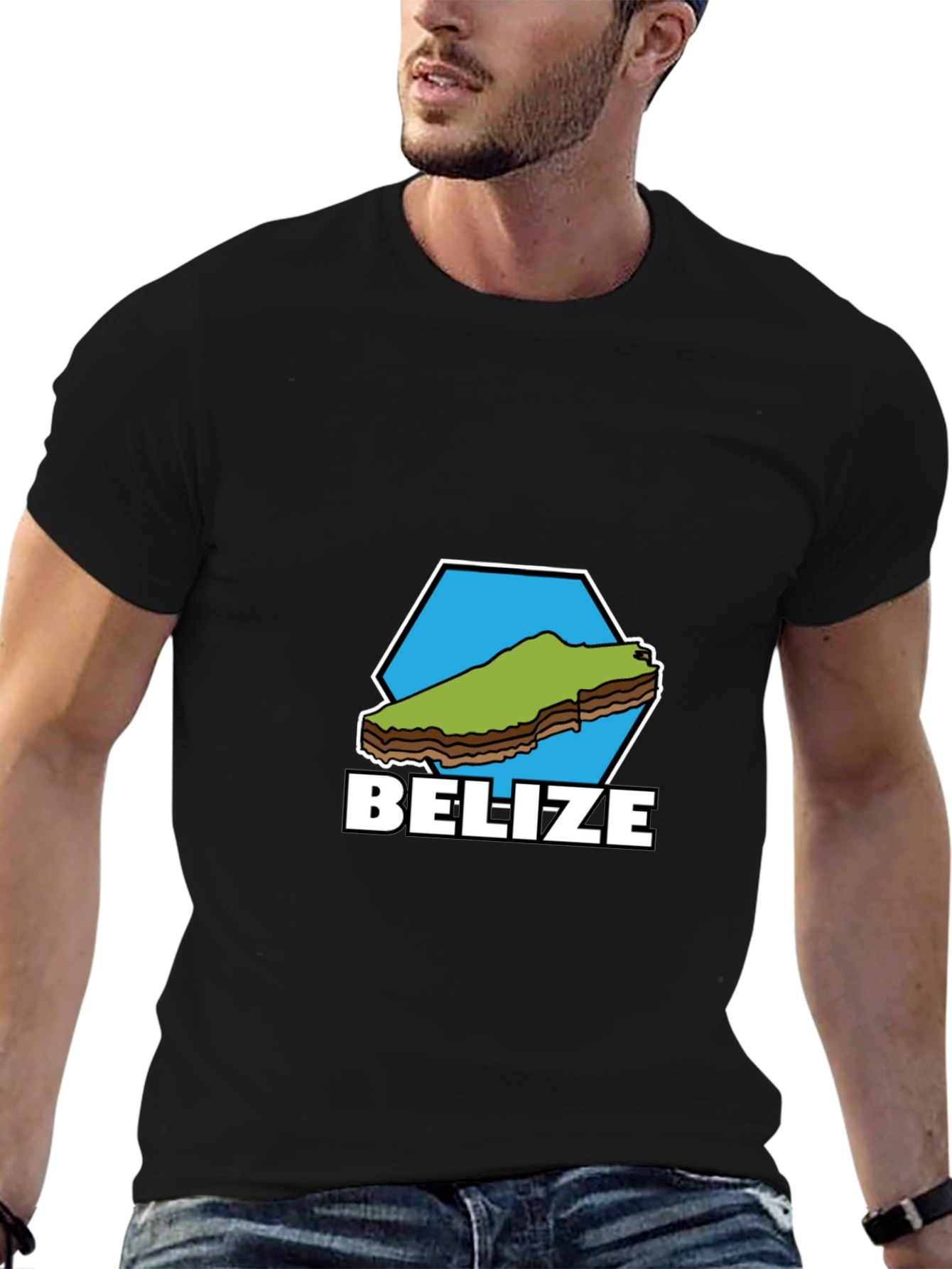 Belize Graphic T-Shirt - Black