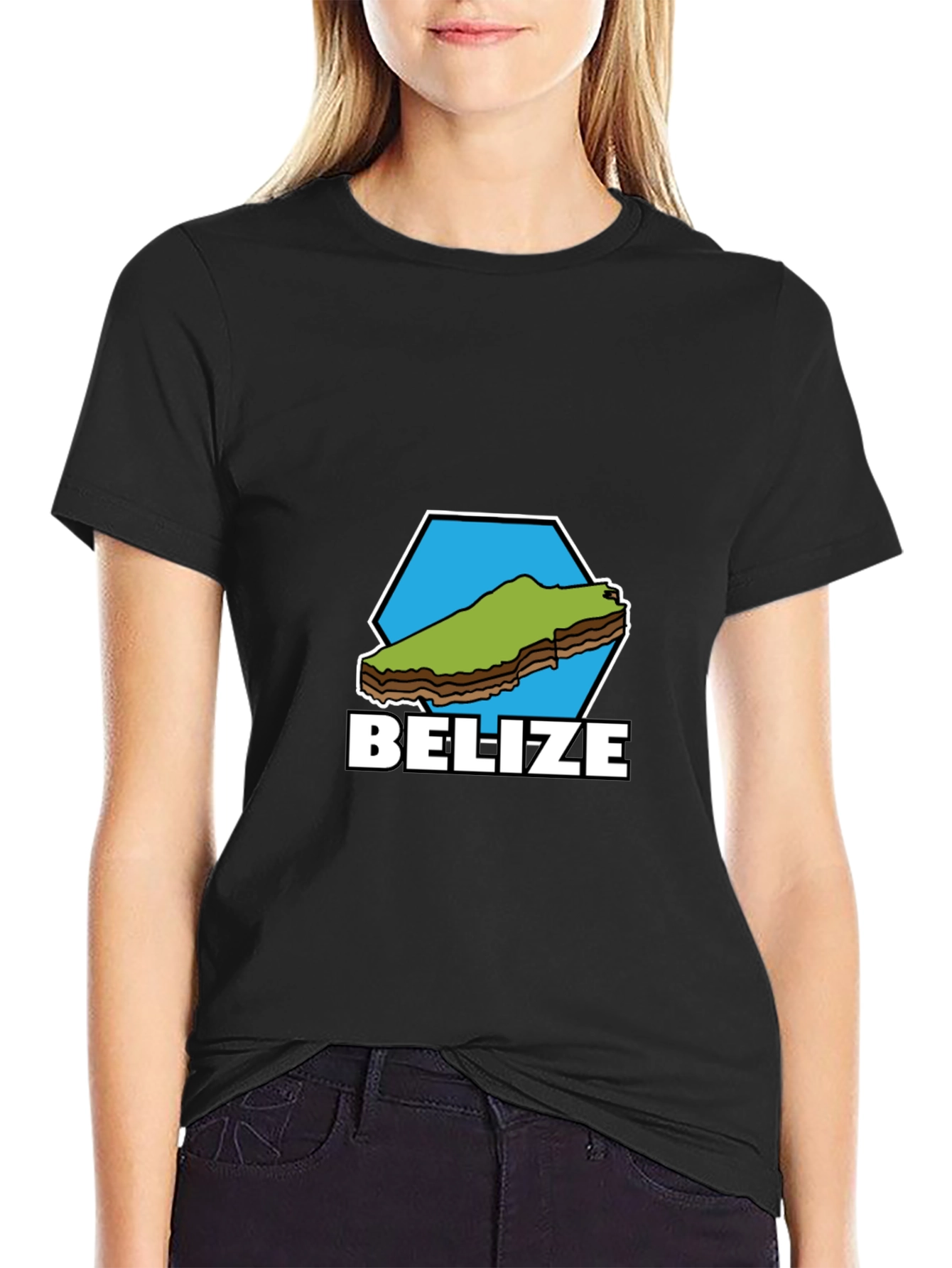 Belize Graphic T-Shirt - Black