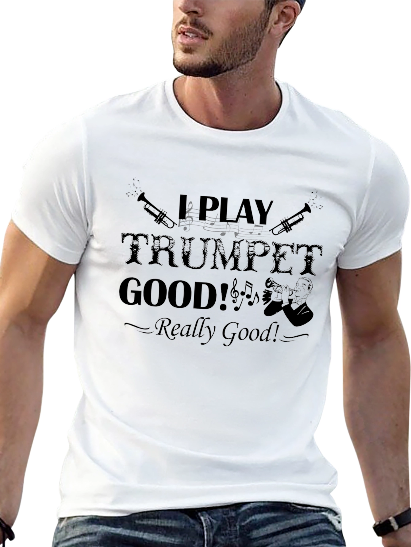 I Play Trumpet Good! Mens Graphic Tee