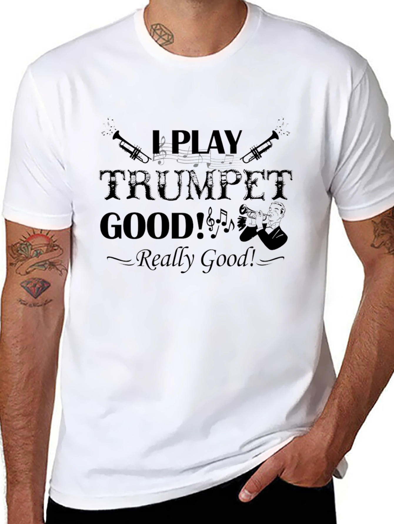 I Play Trumpet Good! Mens Graphic Tee