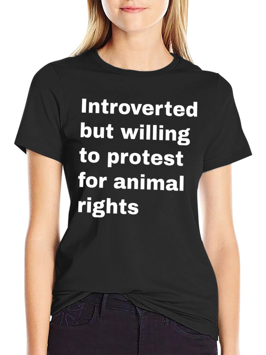 Introverted Animal Rights T-Shirt