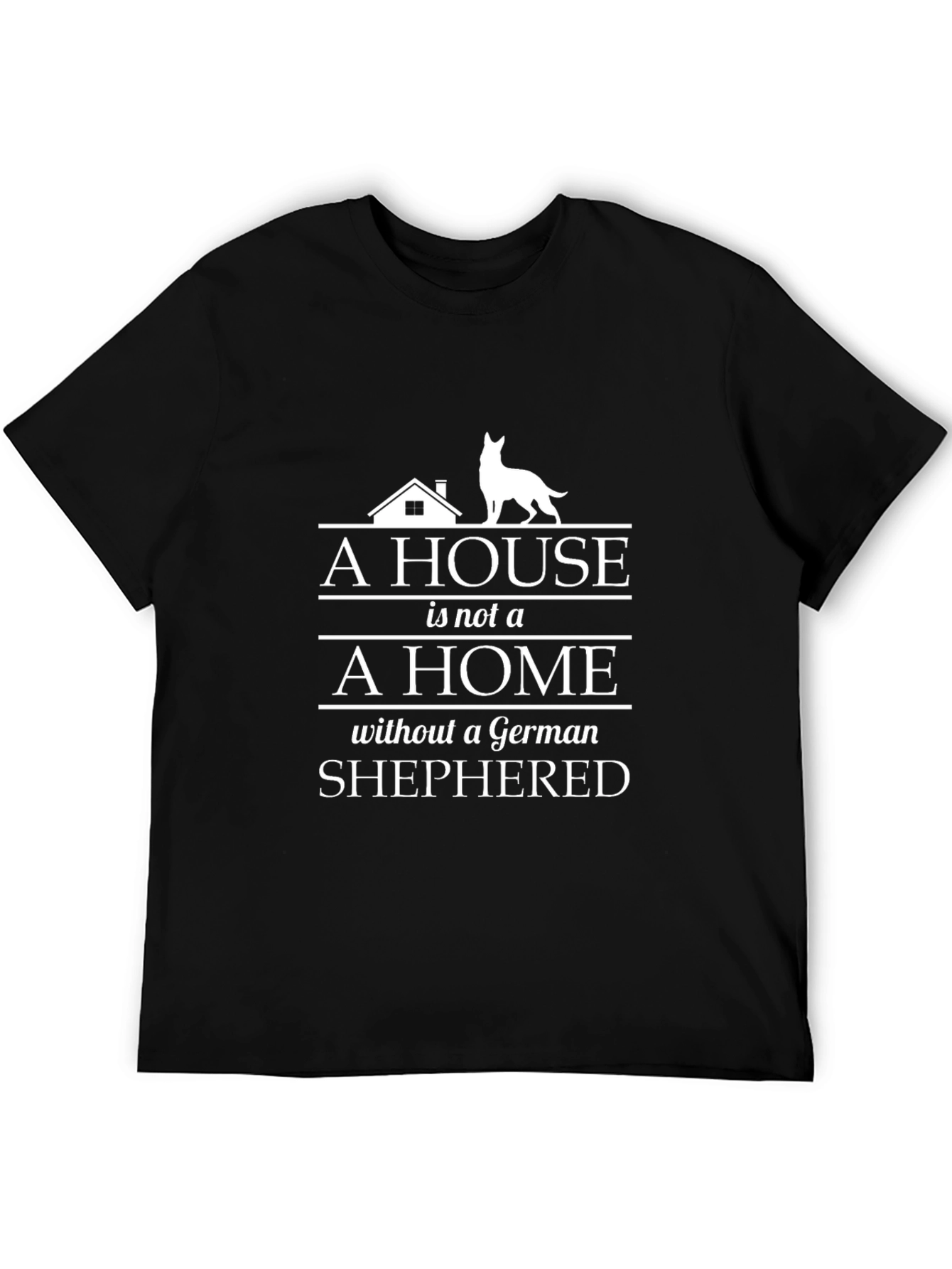 German Shepherd Home T-Shirt