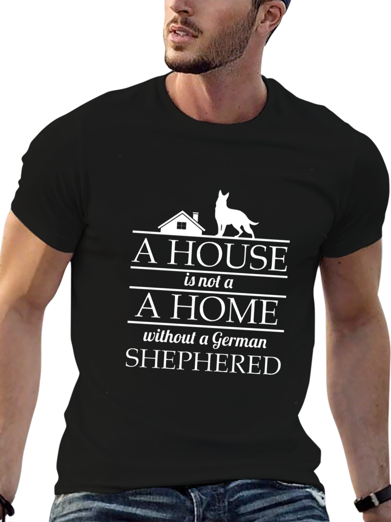 German Shepherd Home T-Shirt