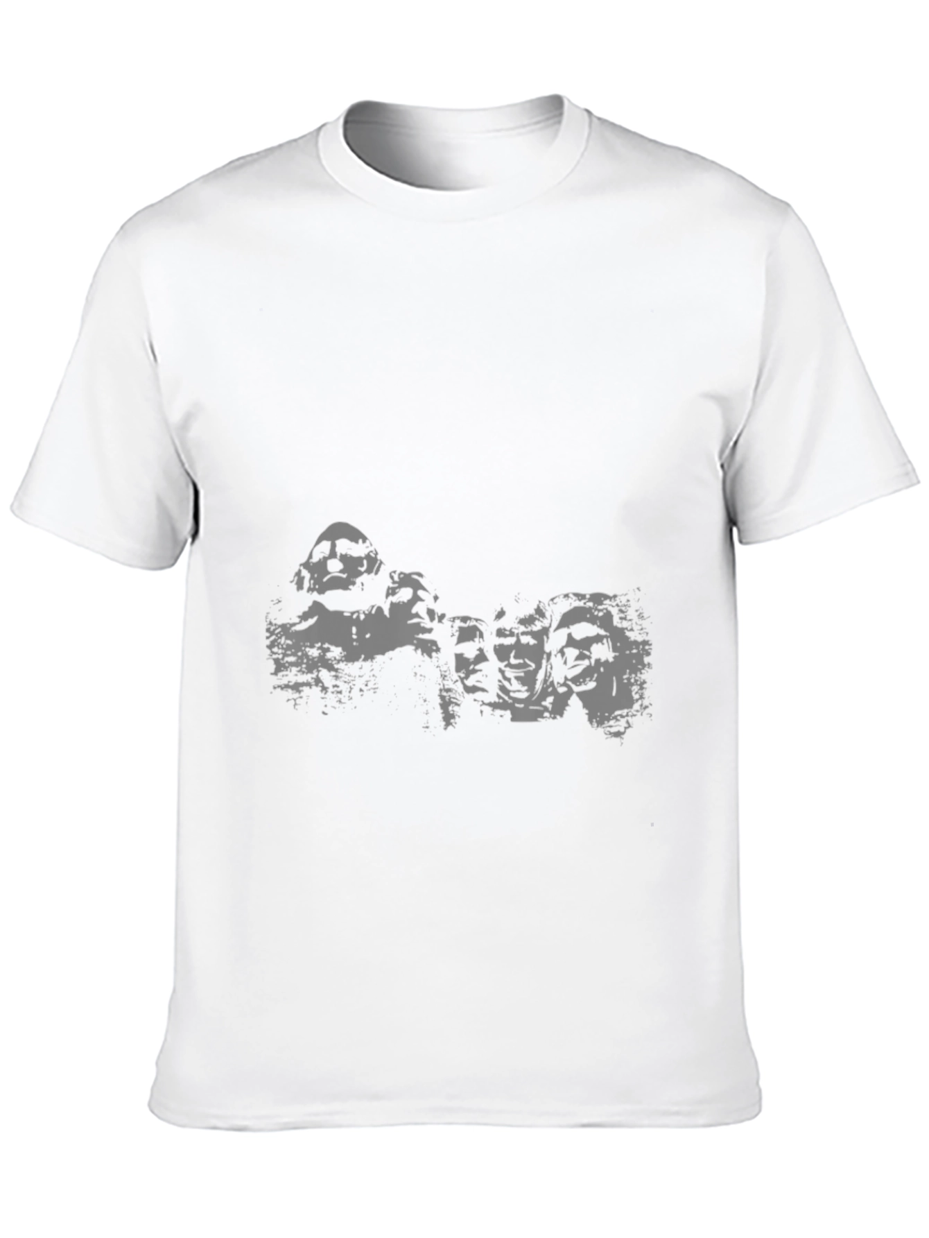 Mount Rushmore Mens Black Graphic Tee