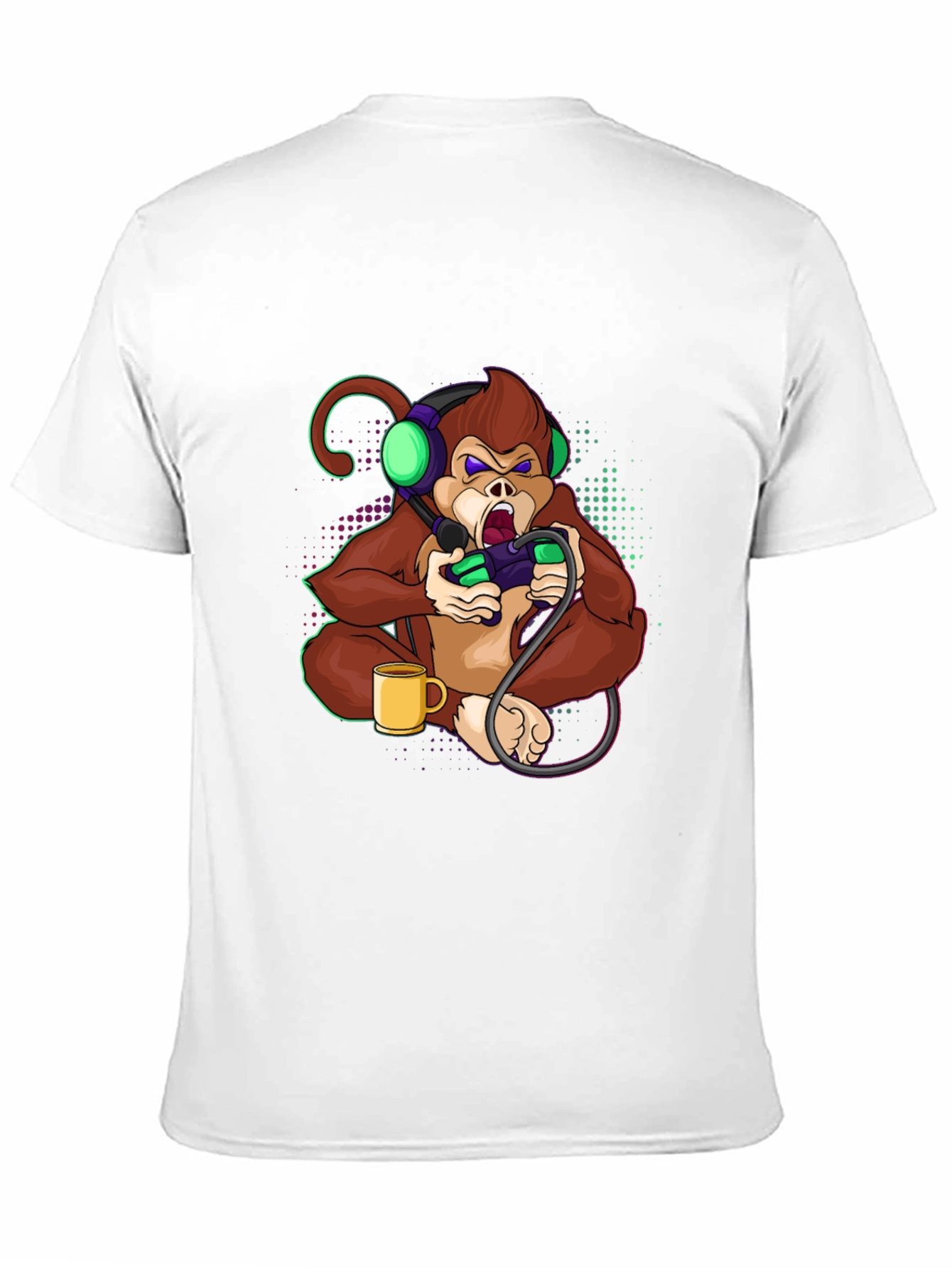 Gamer Monkey T-Shirt - Cool Graphic Tee