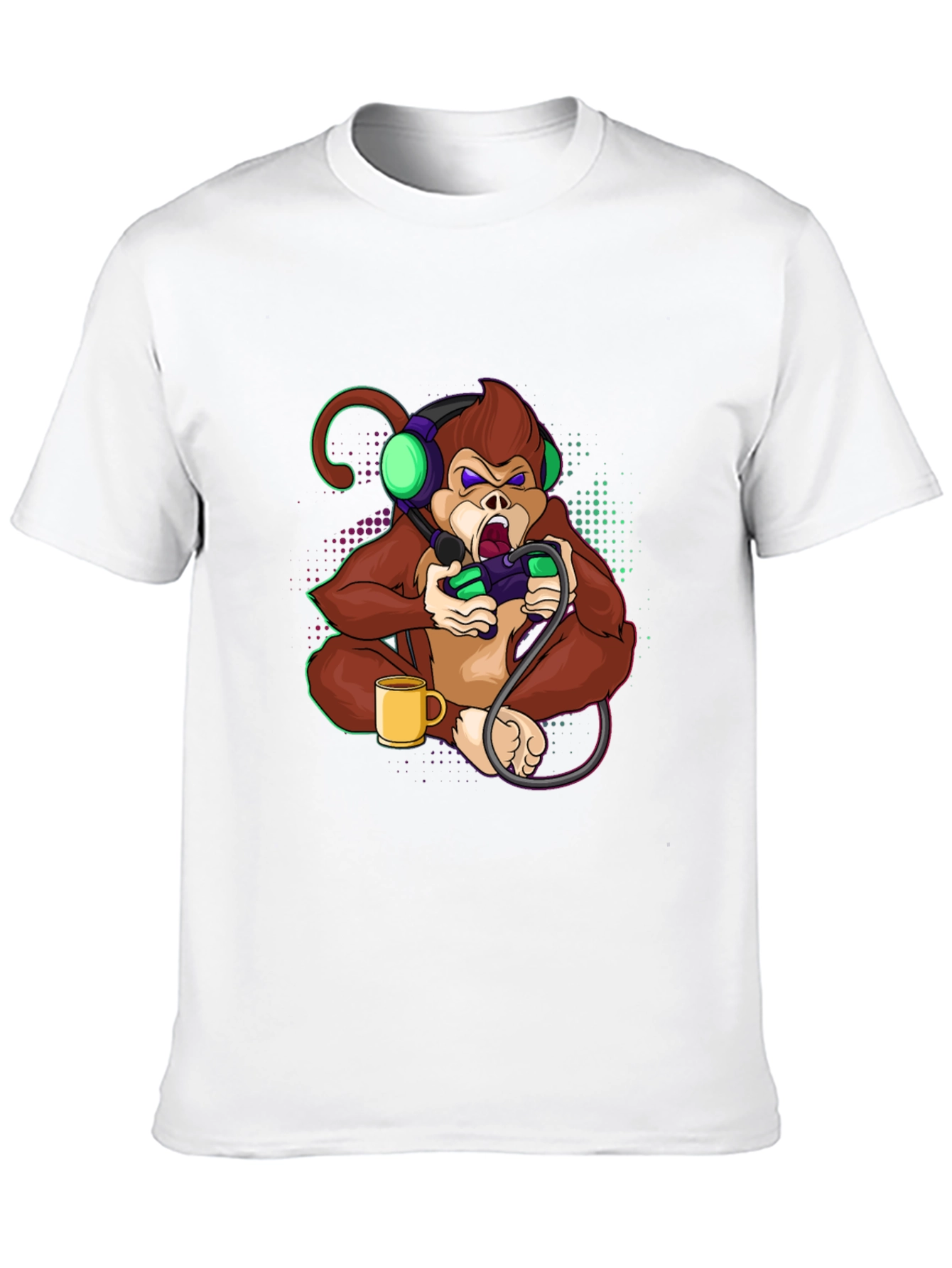 Gamer Monkey T-Shirt - Cool Graphic Tee