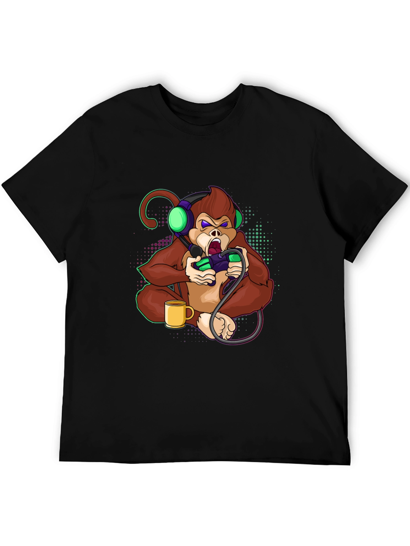 Gamer Monkey T-Shirt - Cool Graphic Tee
