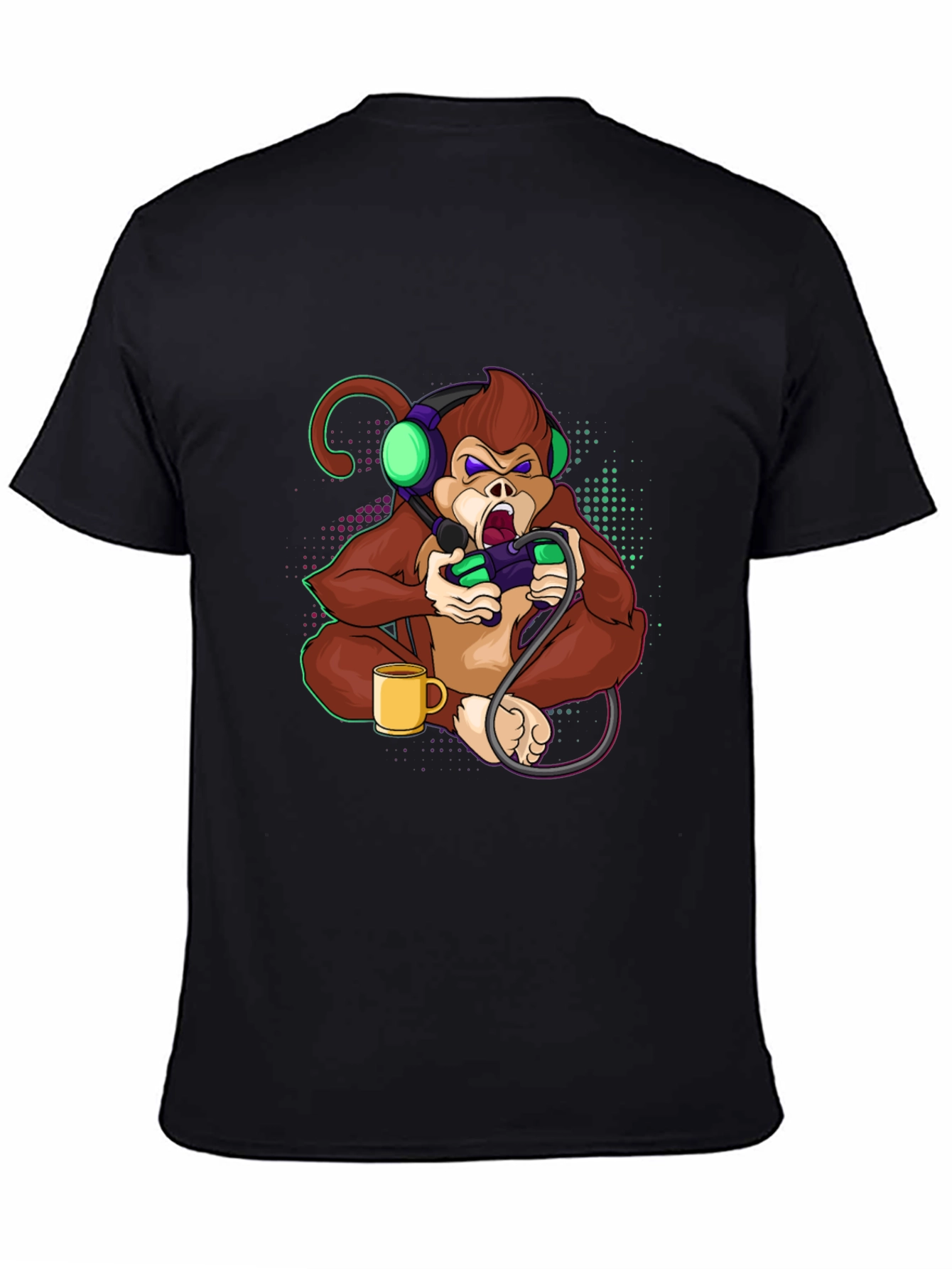 Gamer Monkey T-Shirt - Cool Graphic Tee