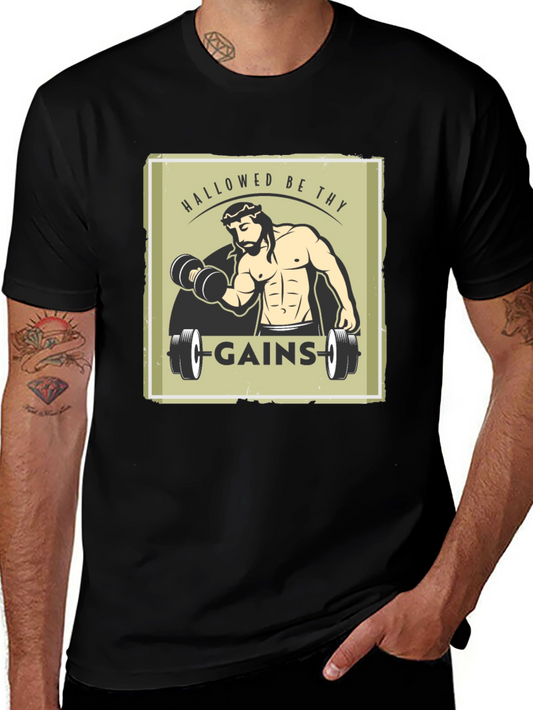 Hallowed Be Thy Gains Black T-Shirt