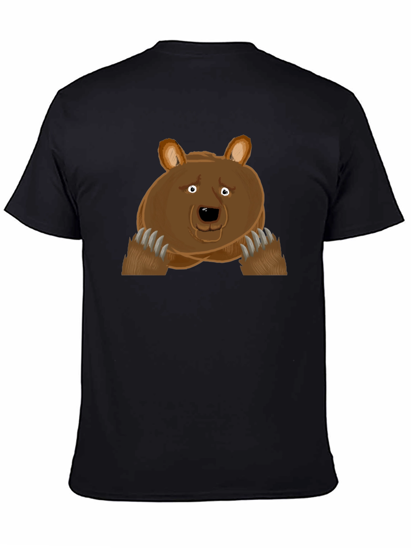 Funny Cartoon Bear Claw T-Shirt