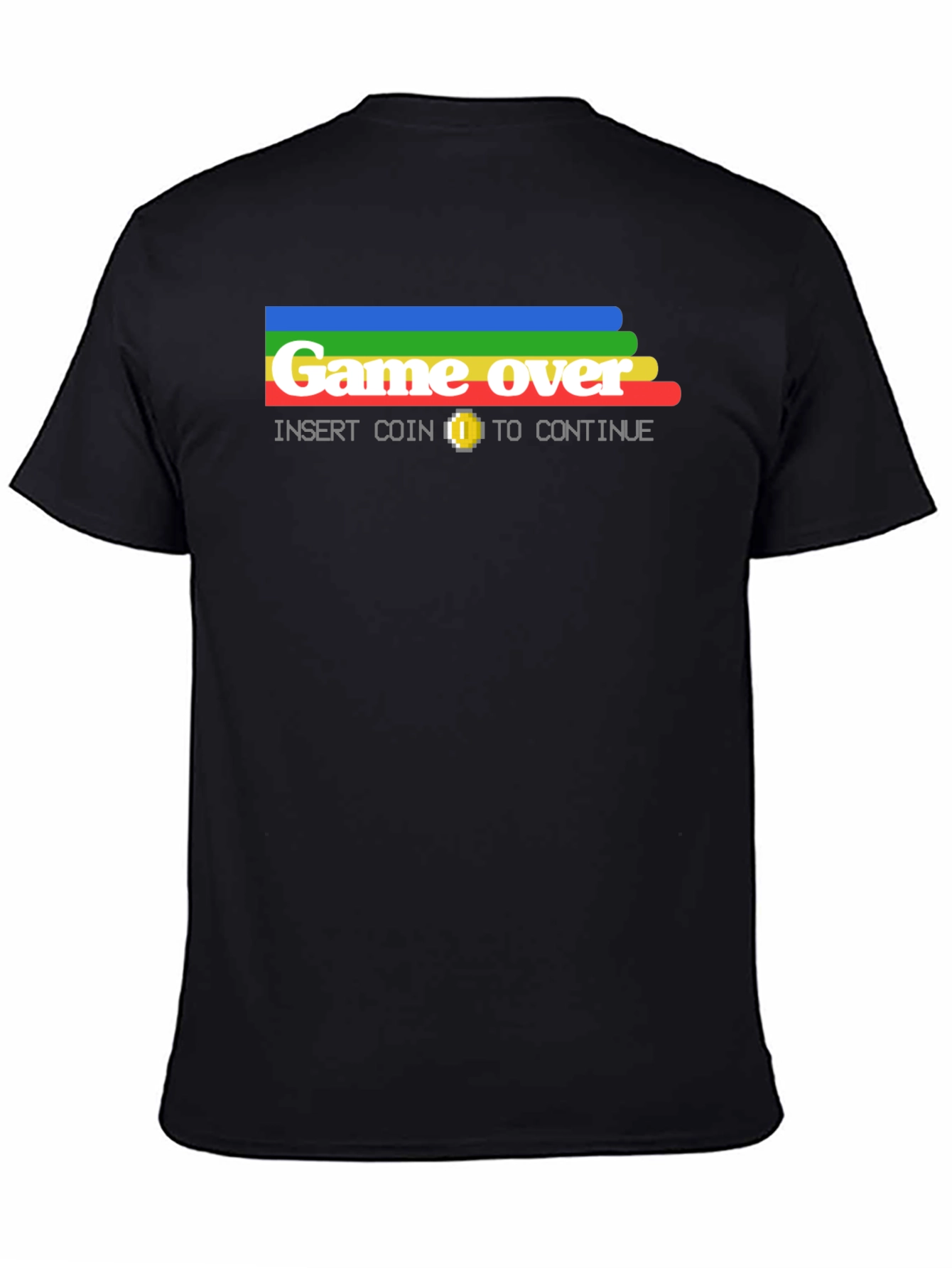 Retro Game Over T-Shirt - Insert Coin to Continue