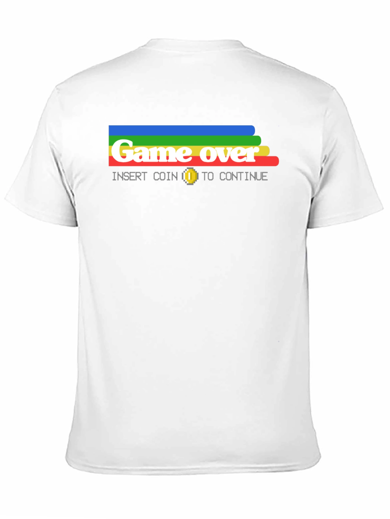 Retro Game Over T-Shirt - Insert Coin to Continue