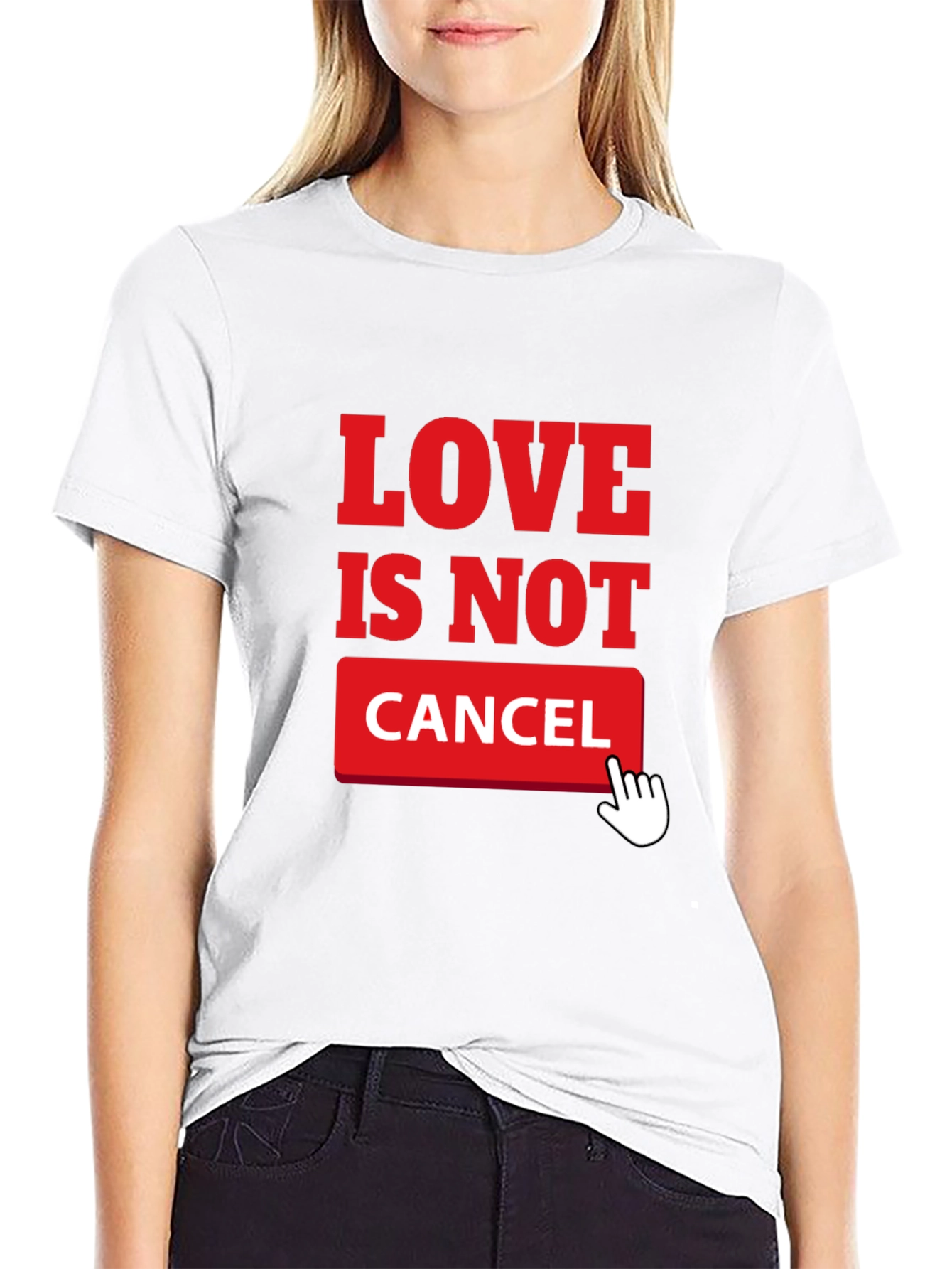 Love Is Not Cancel T-Shirt - Black Graphic Tee