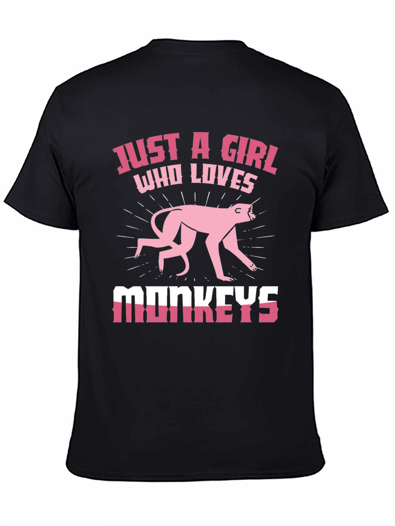 Just a Girl Who Loves Monkeys T-Shirt