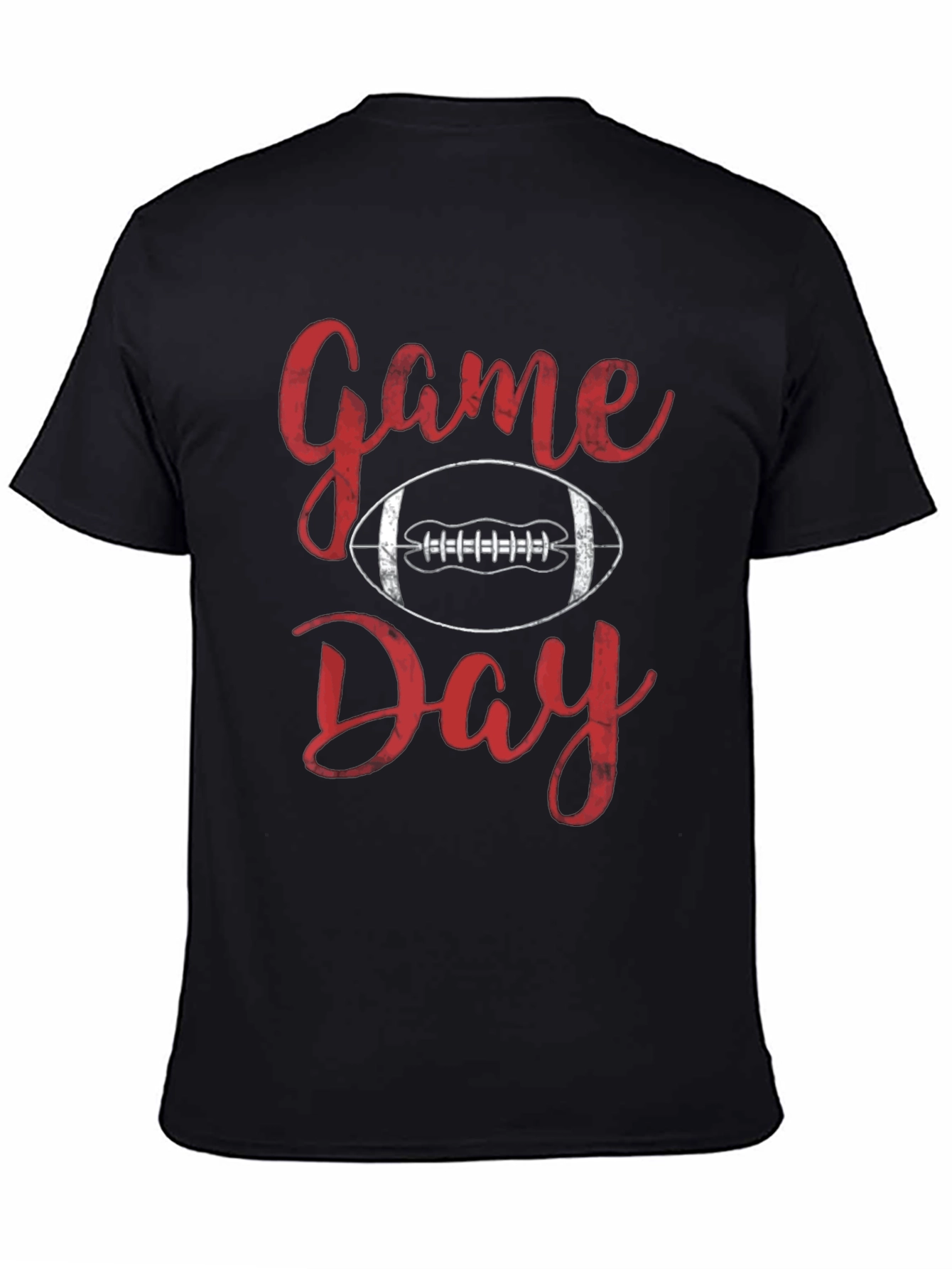 Game Day Football T-Shirt - Black