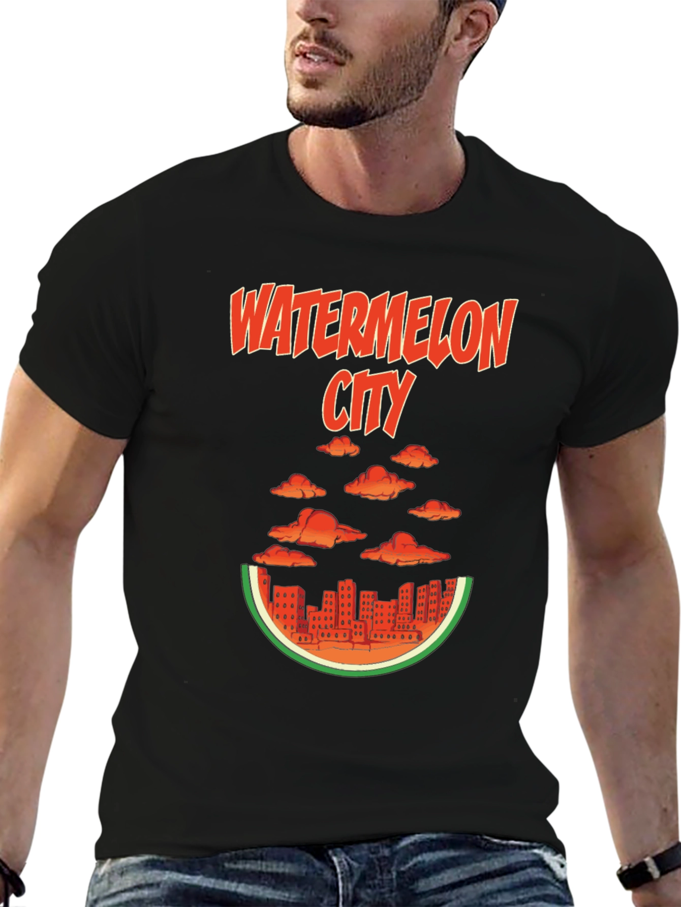 Watermelon City Graphic Tee - Unique Design