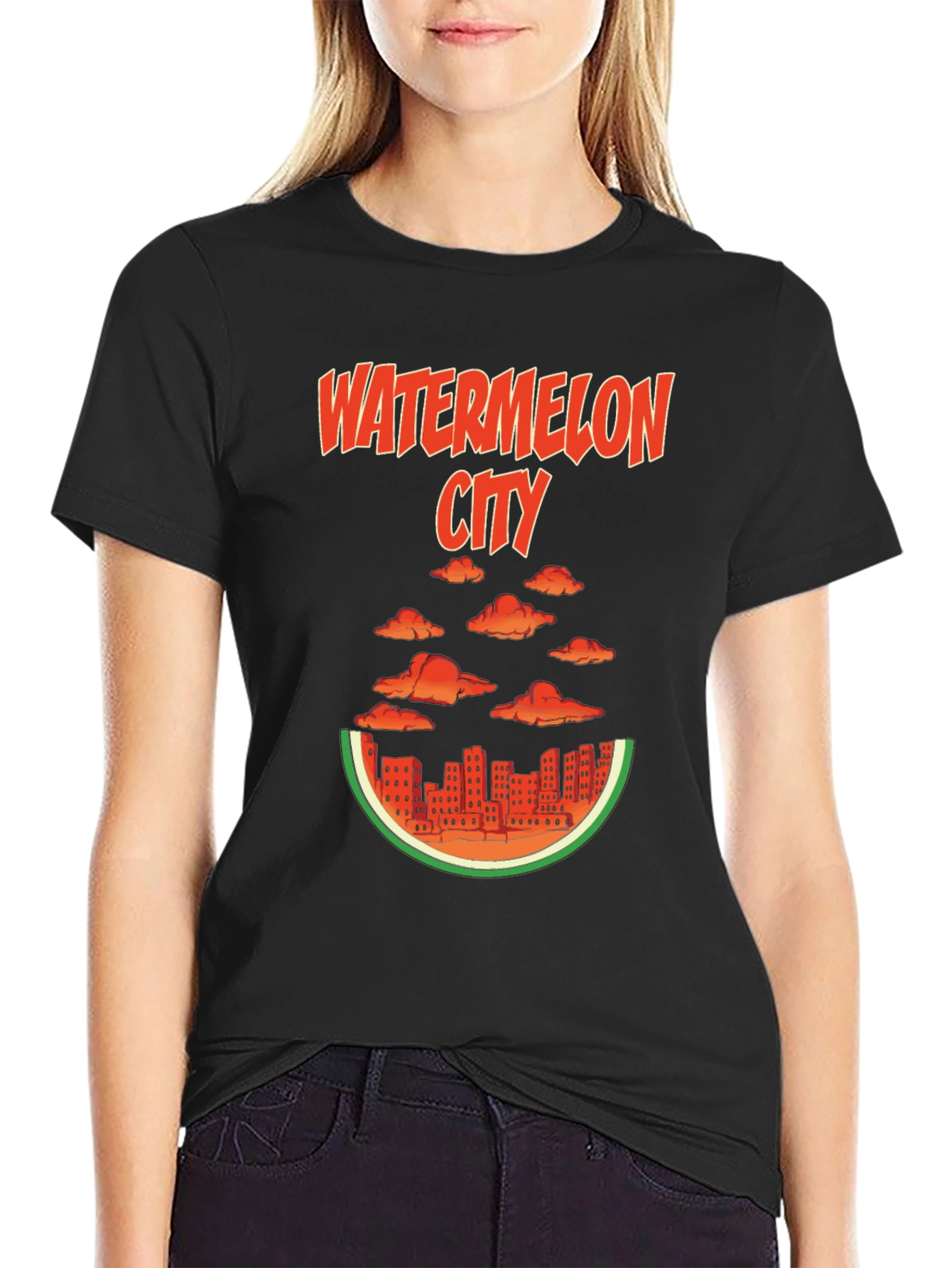 Watermelon City Graphic Tee - Unique Design