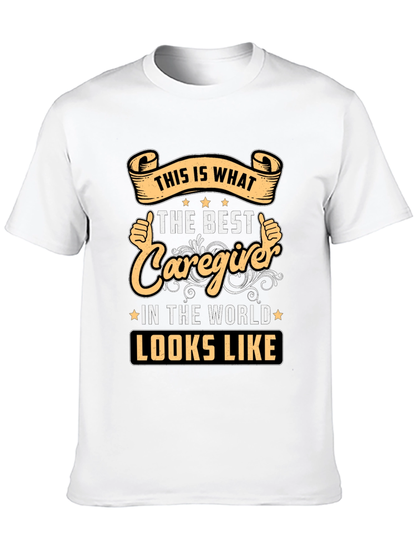 Best Caregiver T-Shirt - Worlds Best Design