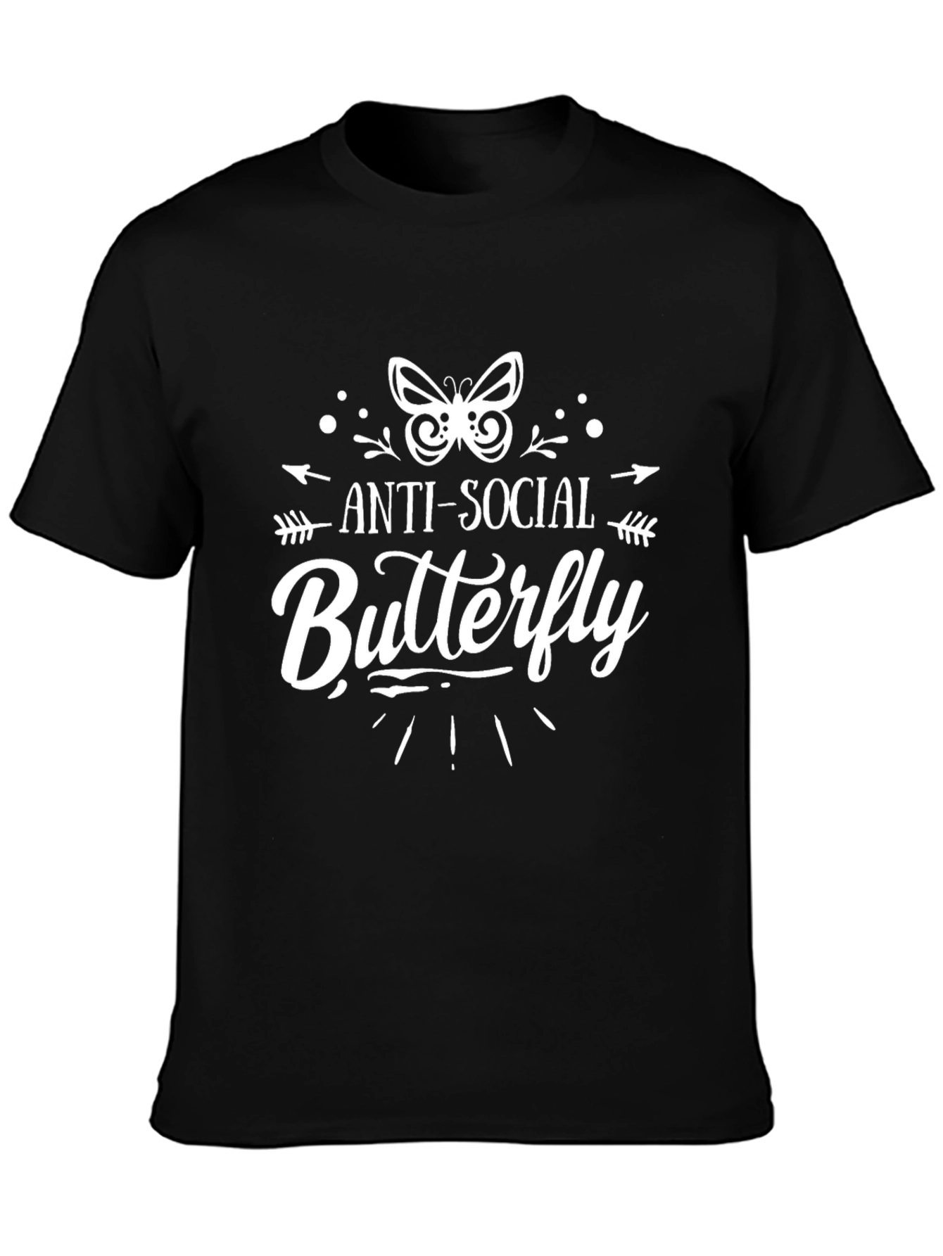 Anti-Social Butterfly Graphic Tee