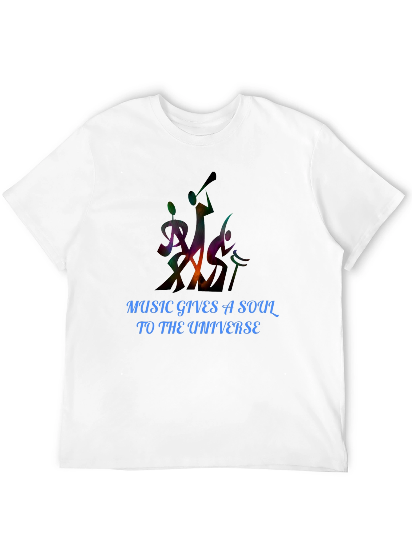 Music Gives Soul Tee - Black Graphic T-Shirt