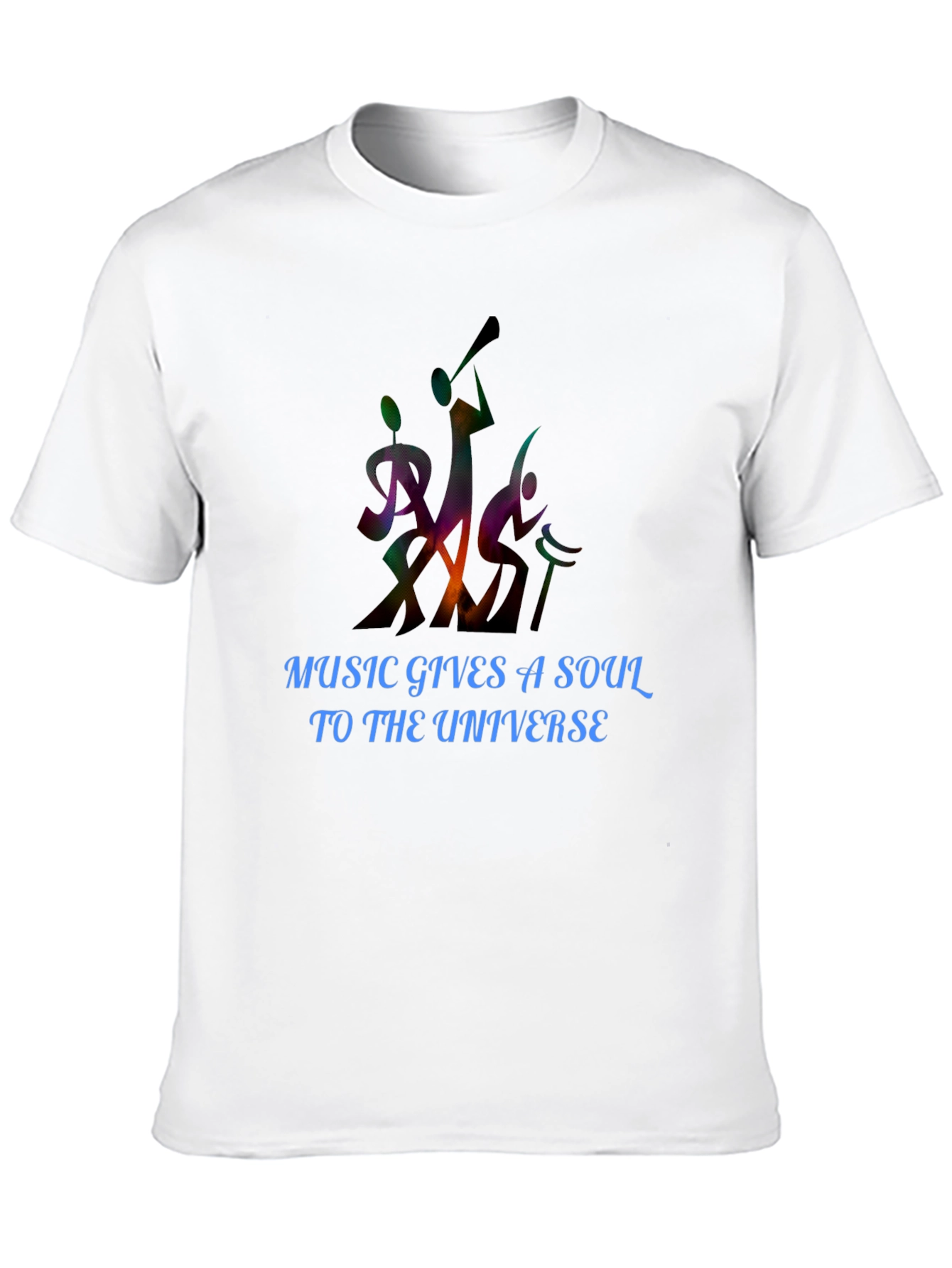 Music Gives Soul Tee - Black Graphic T-Shirt