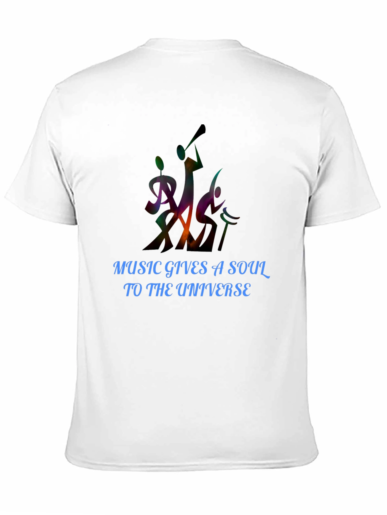 Music Gives Soul Tee - Black Graphic T-Shirt