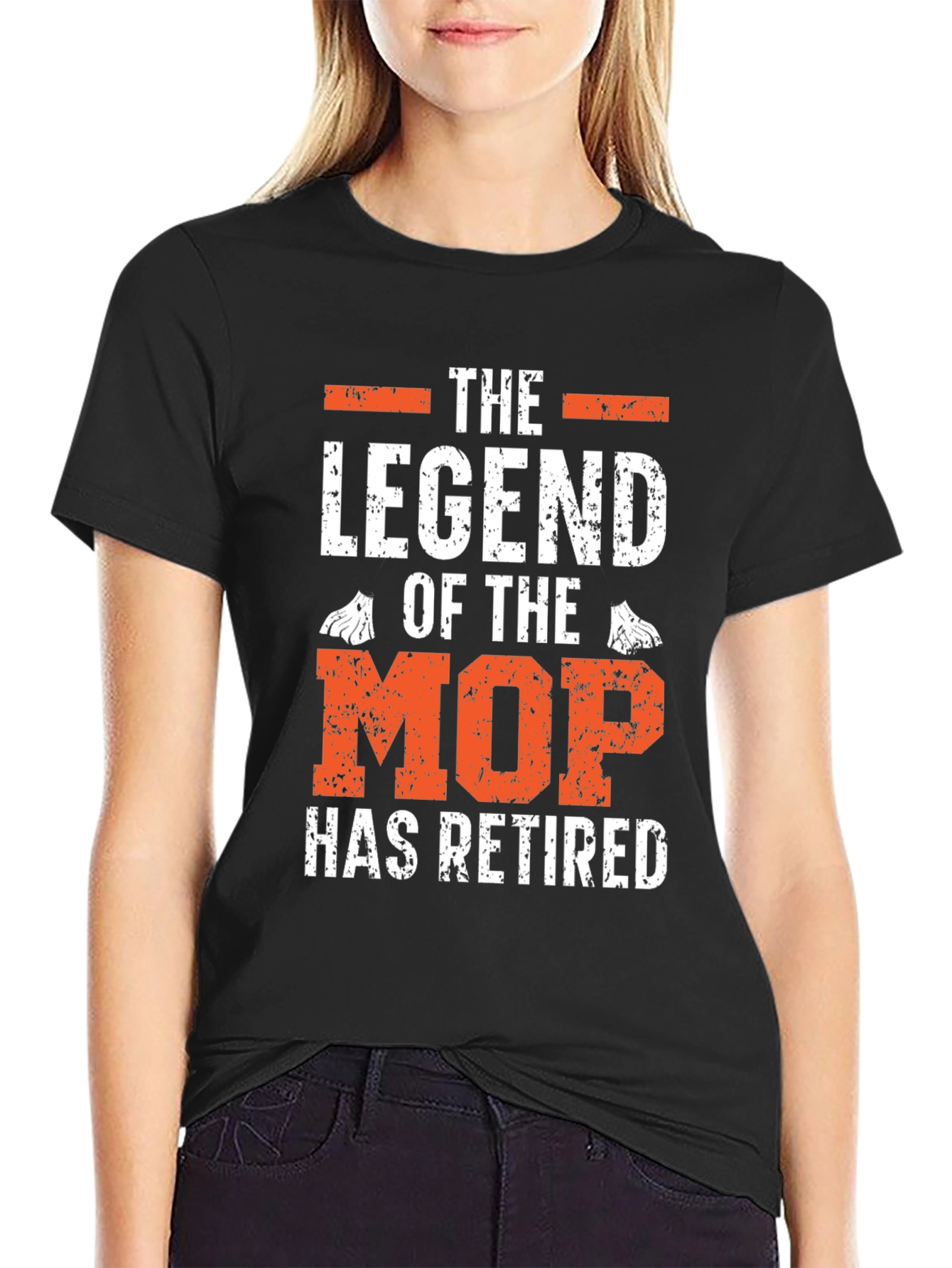 Retired Legend of the Mop Graphic T-Shirt