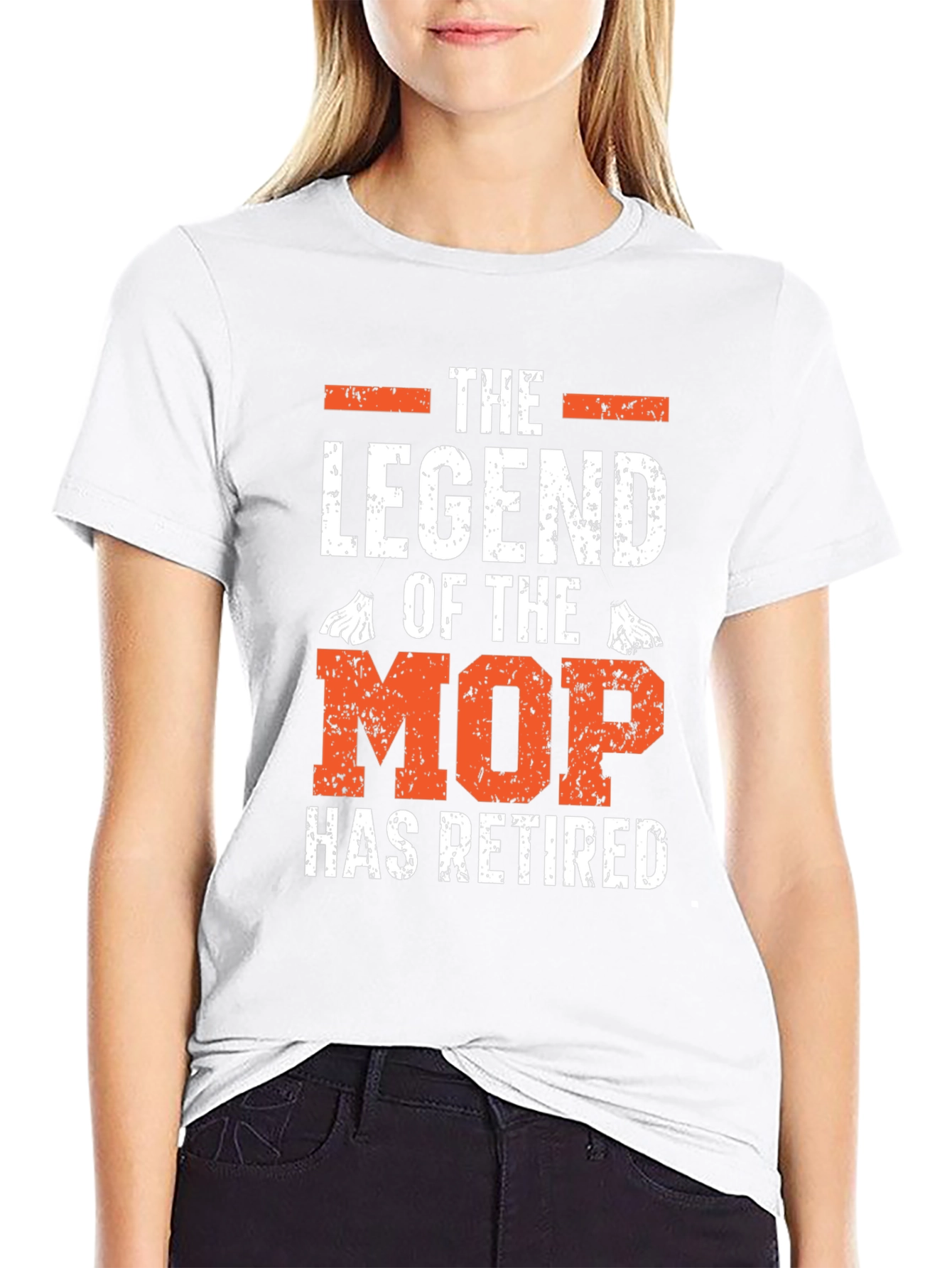 Retired Legend of the Mop Graphic T-Shirt