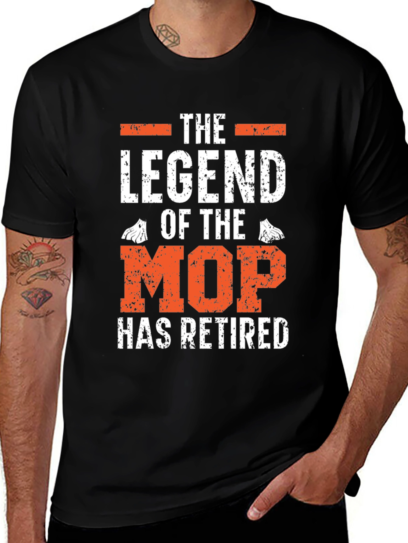 Retired Legend of the Mop Graphic T-Shirt