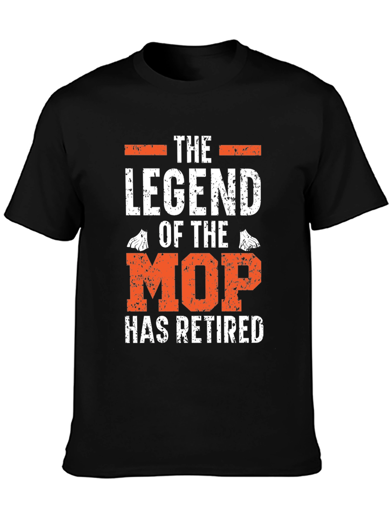 Retired Legend of the Mop Graphic T-Shirt