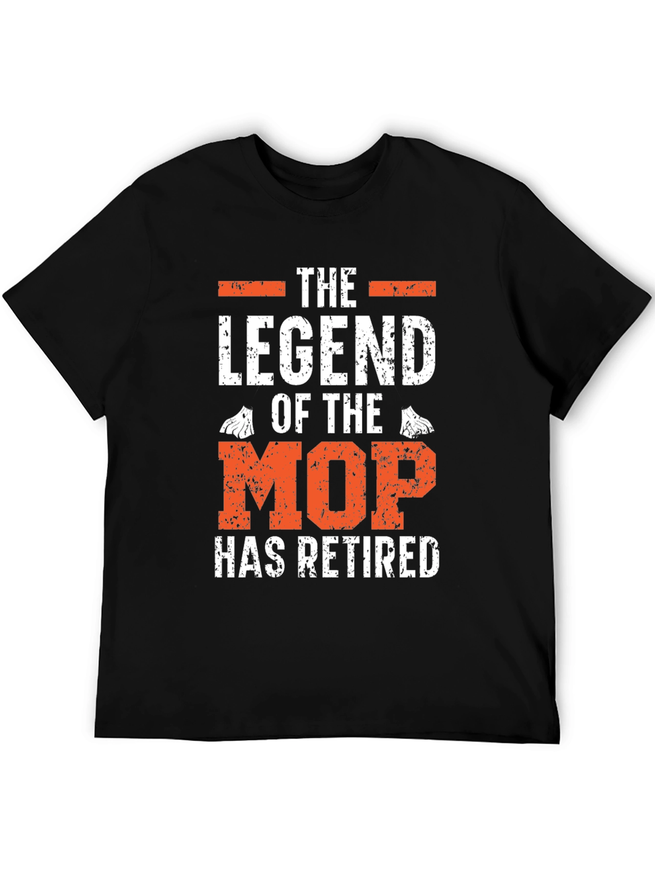 Retired Legend of the Mop Graphic T-Shirt