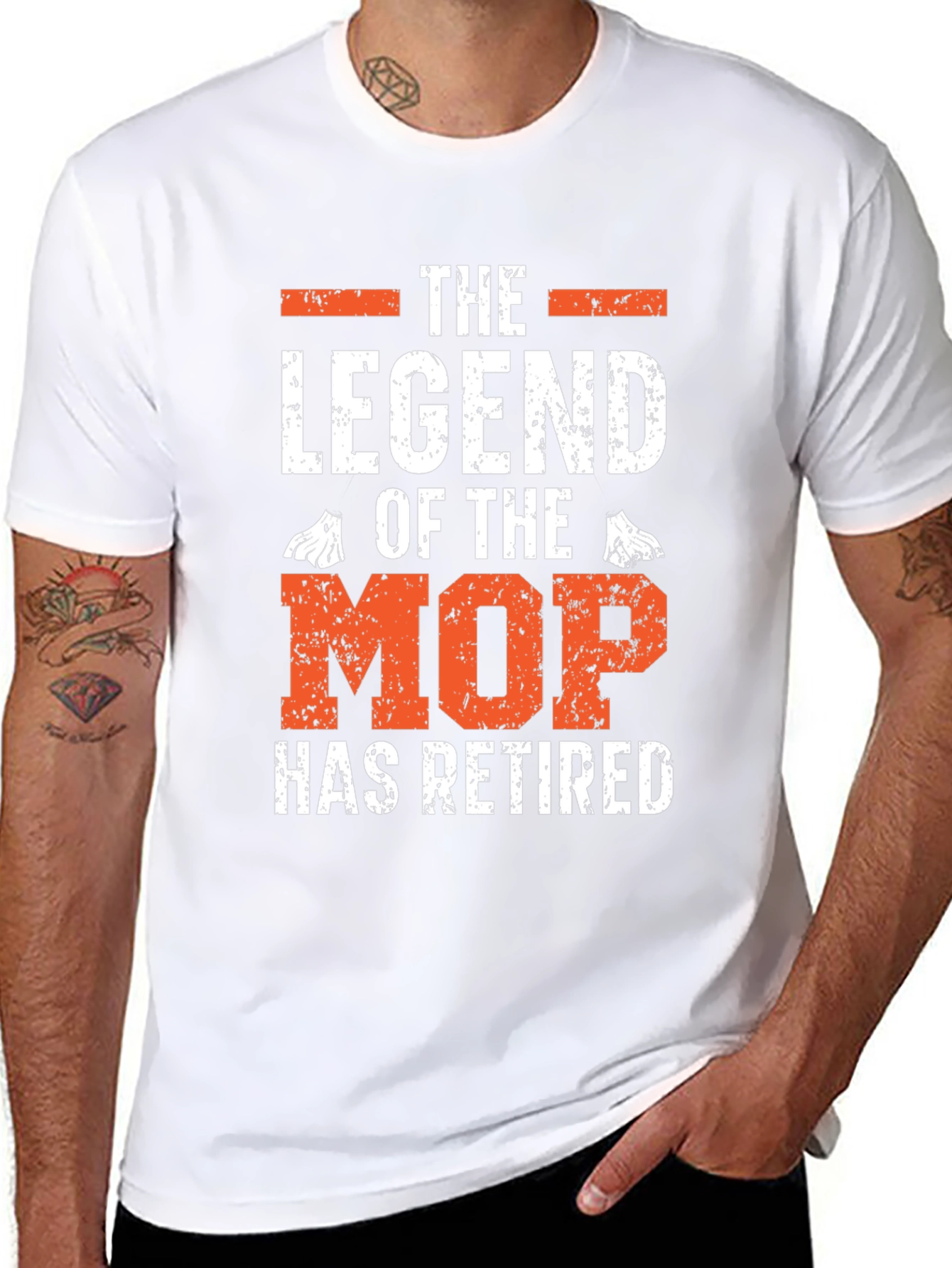 Retired Legend of the Mop Graphic T-Shirt