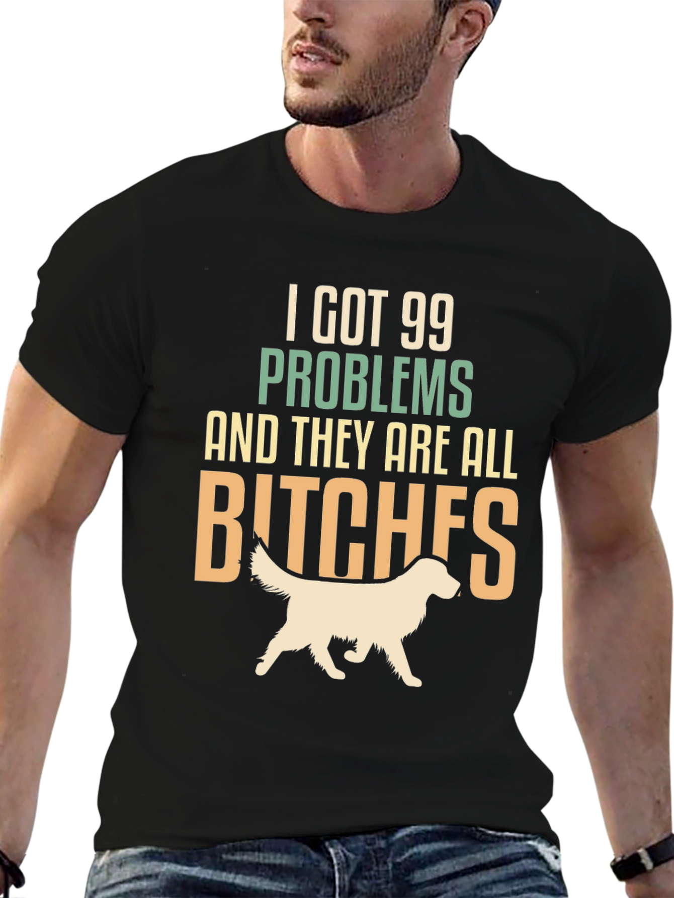 99 Problems T-Shirt Dog Lover Tee Funny Slogan Top