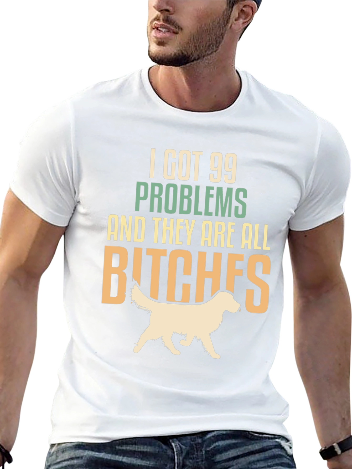 99 Problems T-Shirt Dog Lover Tee Funny Slogan Top