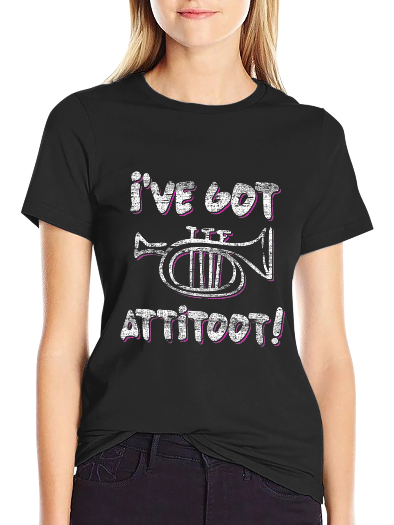 Funny T-Shirt: Ive Got Attitoot! Music Tee