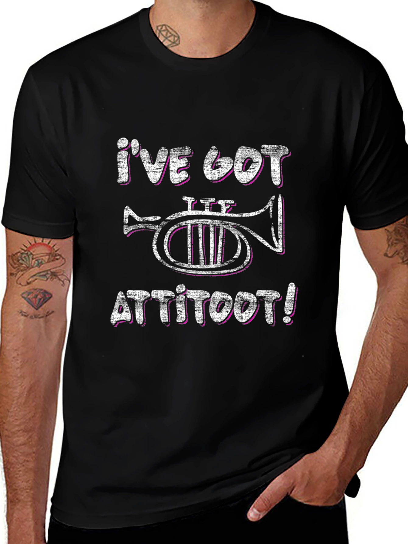 Funny T-Shirt: Ive Got Attitoot! Music Tee