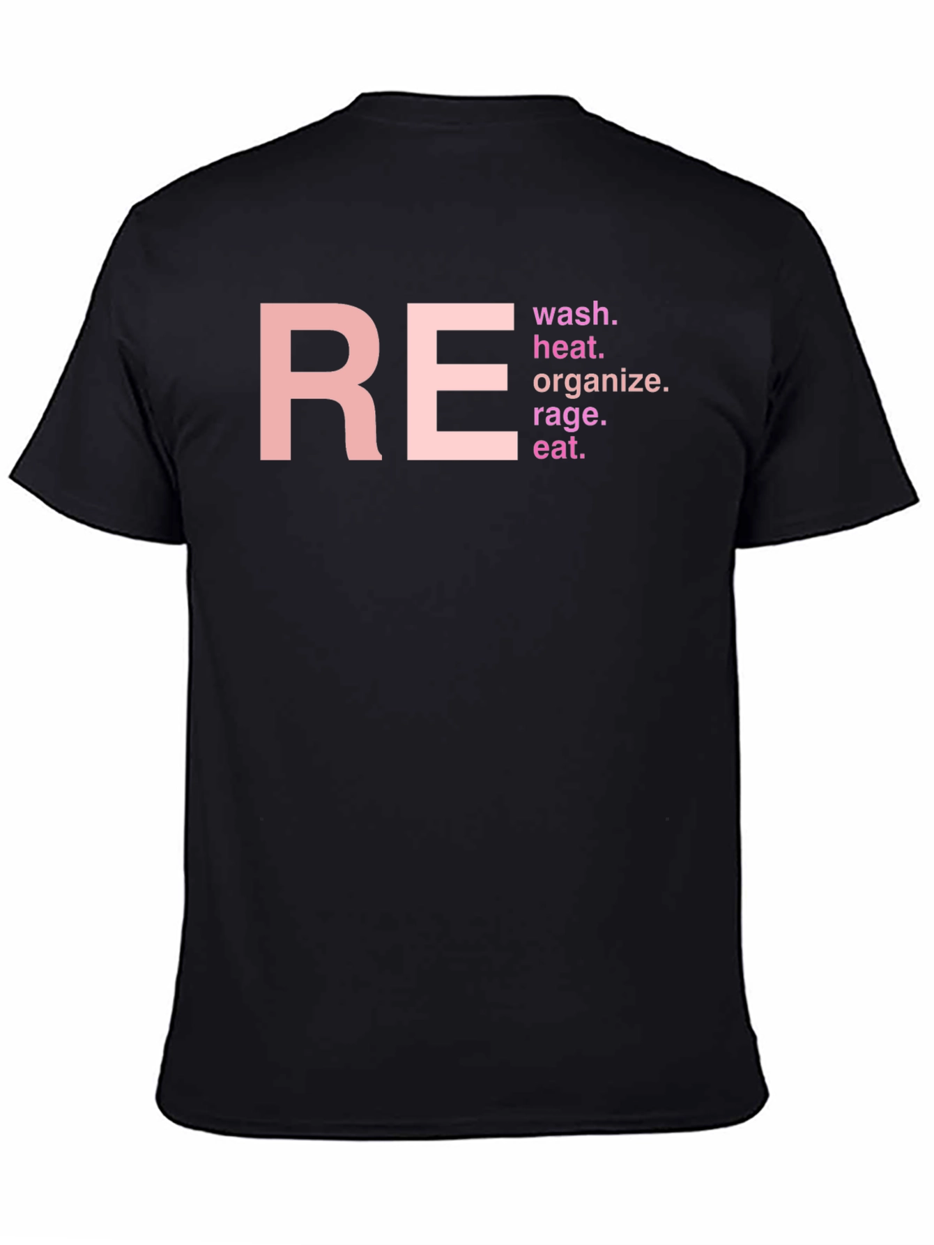 RE Wash Heat Organize Rage Eat T-Shirt
